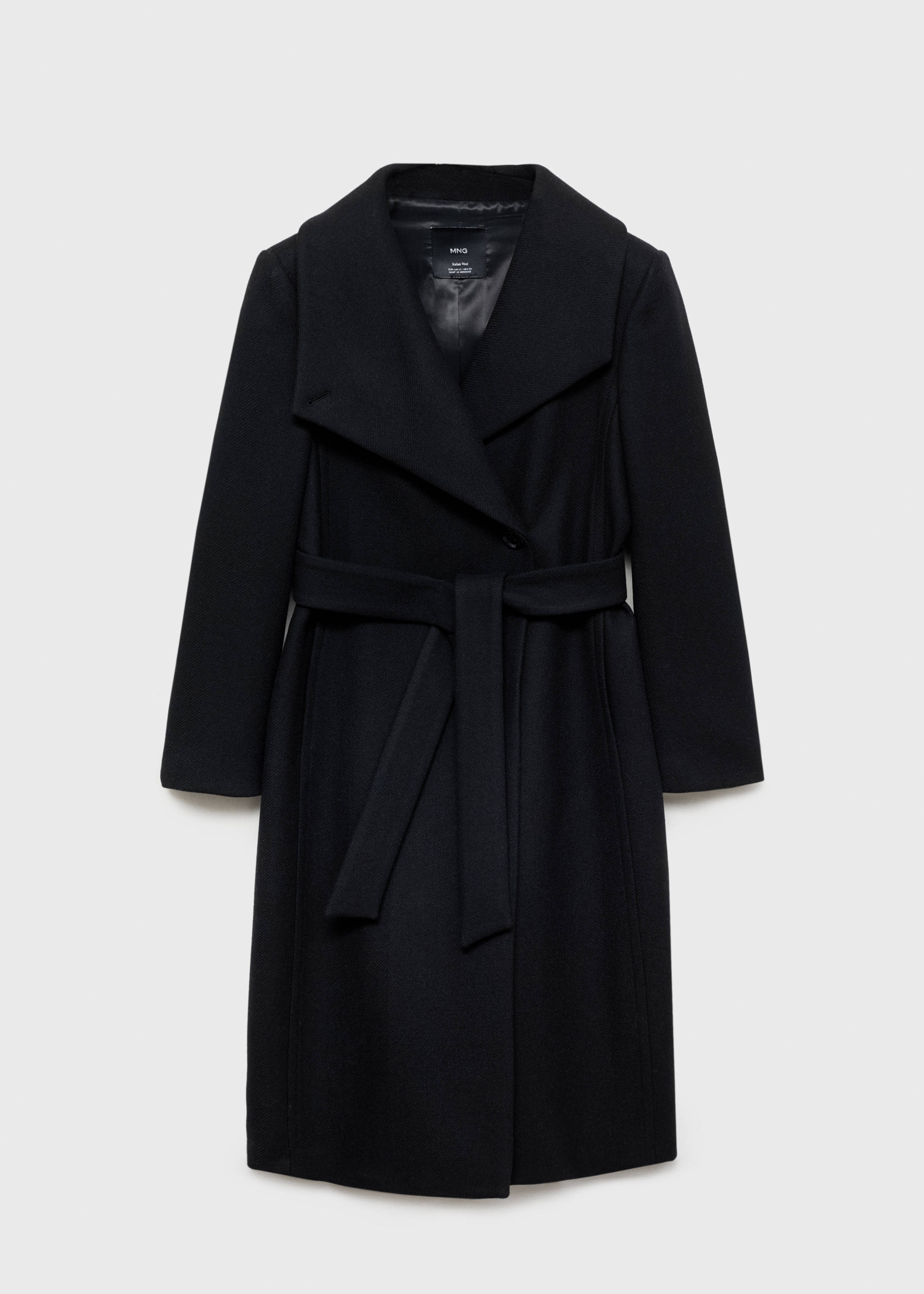 Manteau laine ceinture - Article sans modèle