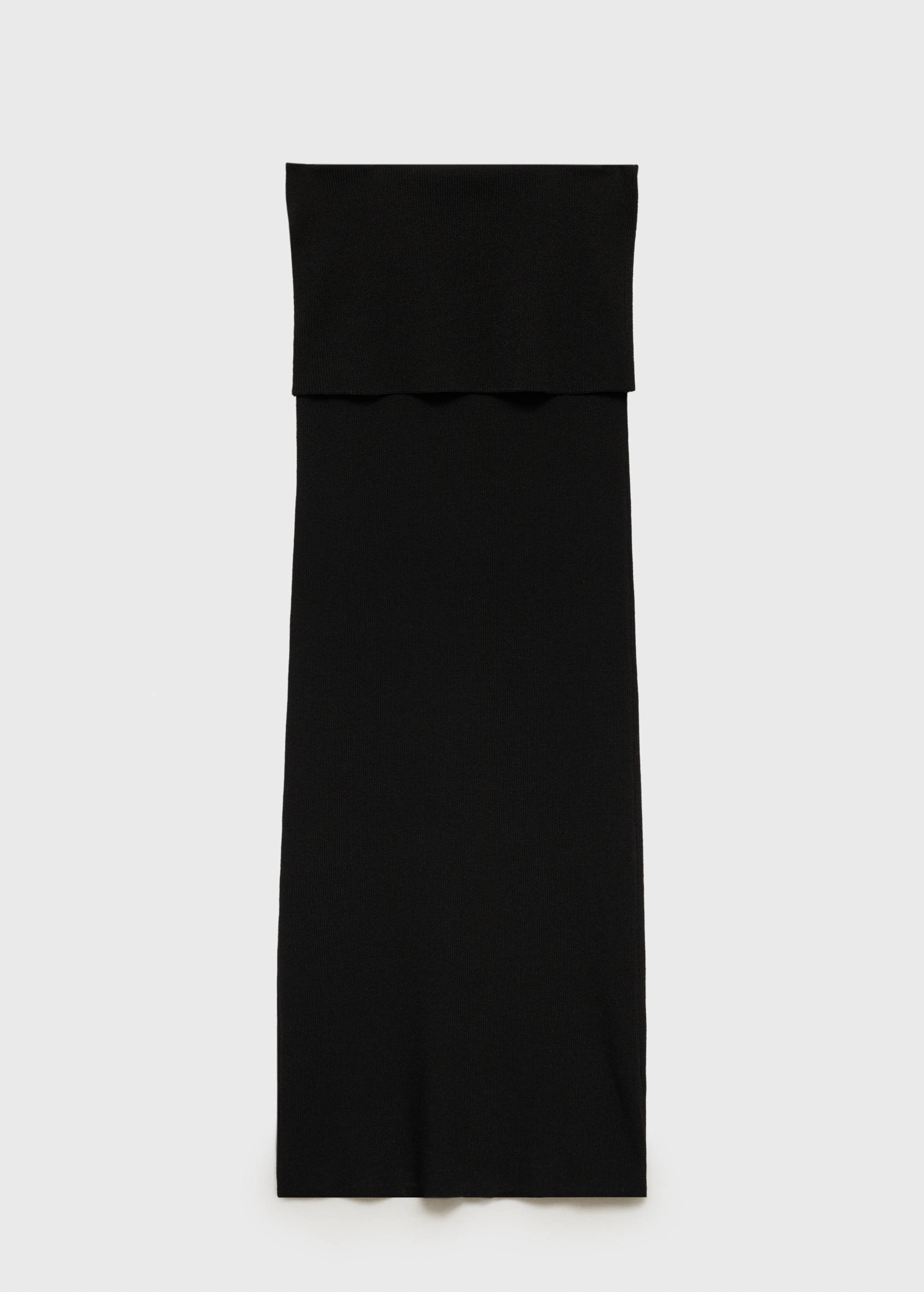 Ribbed midi skirt - Article without model