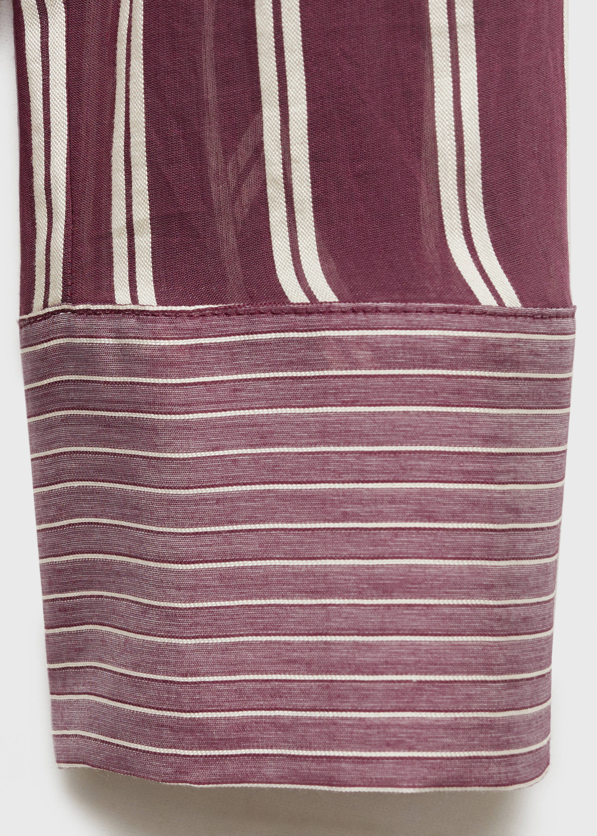 Striped lyocell shirt - Details of the article 0