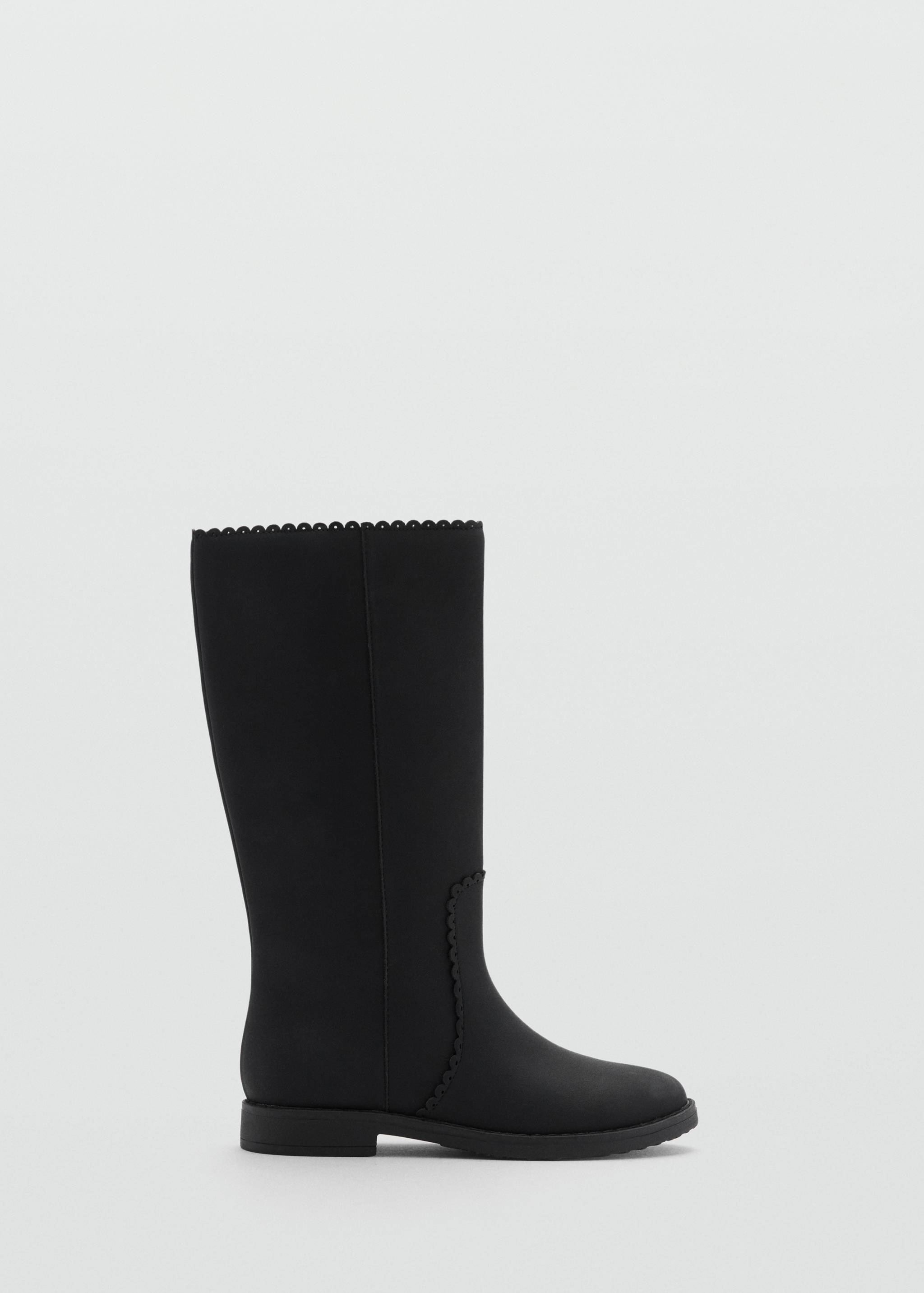 Сапоги на плоской подошве - Изделие без модели