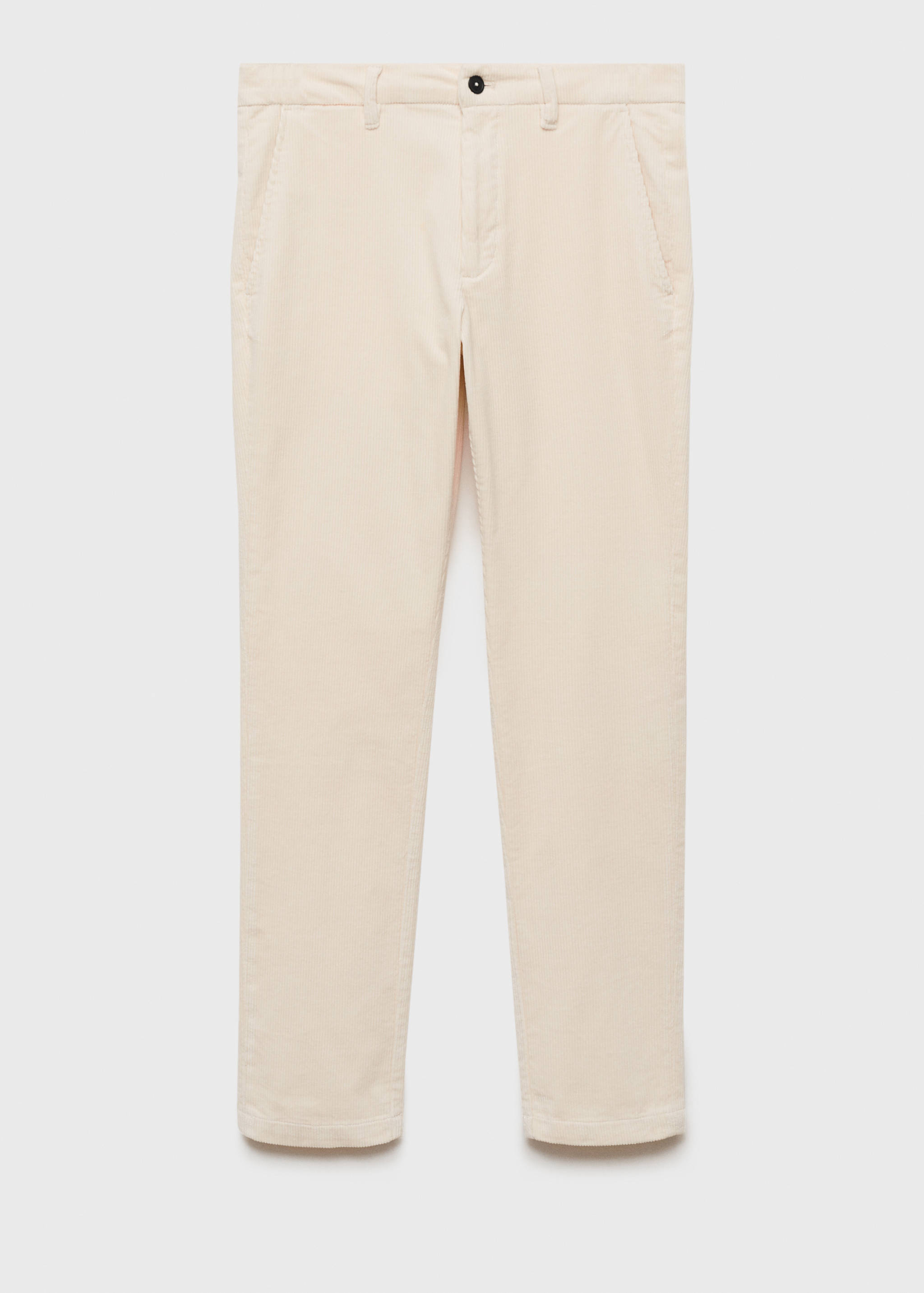 Corduroy slim-fit pants - Article without model