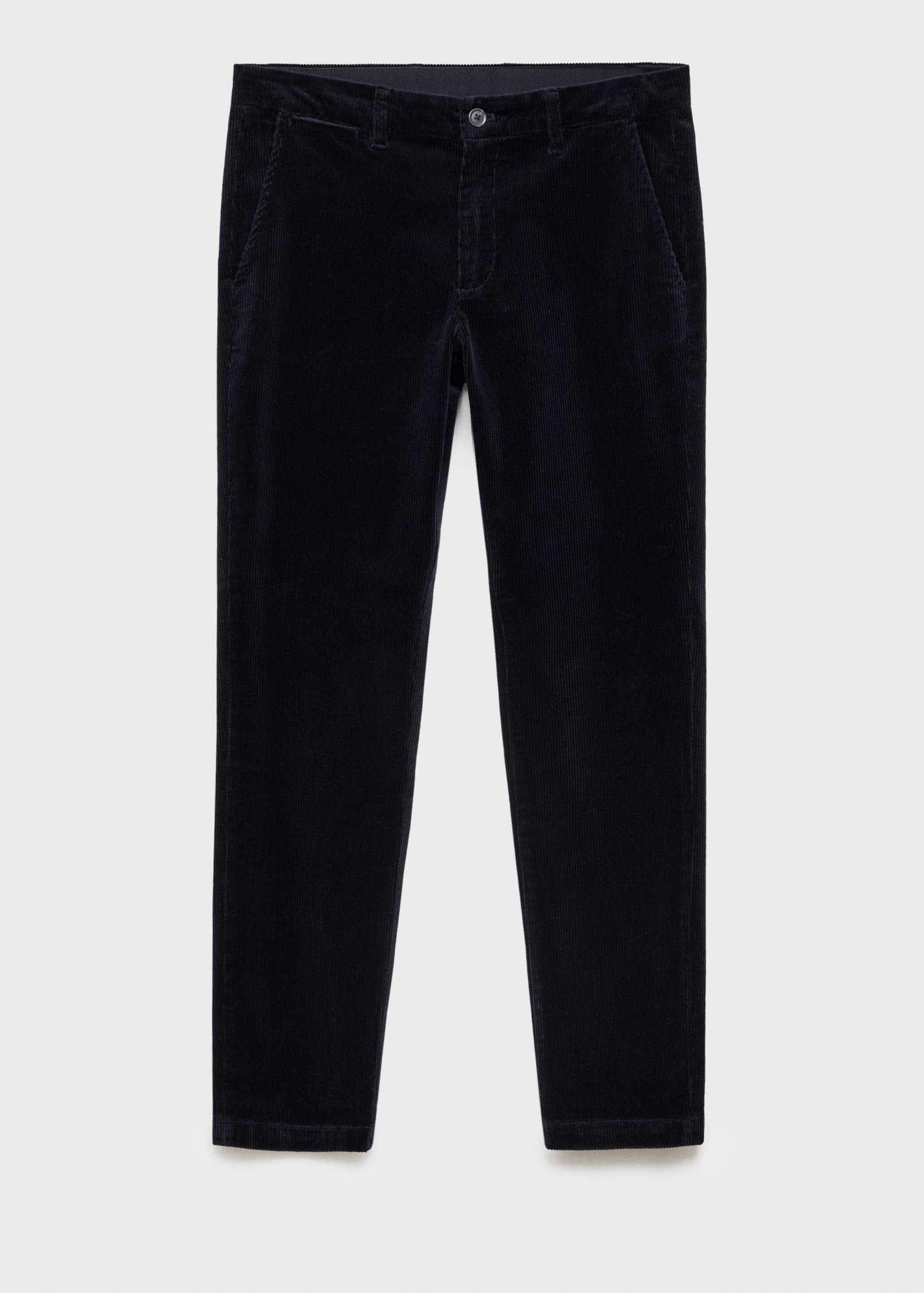 Corduroy slim-fit trousers - Article without model
