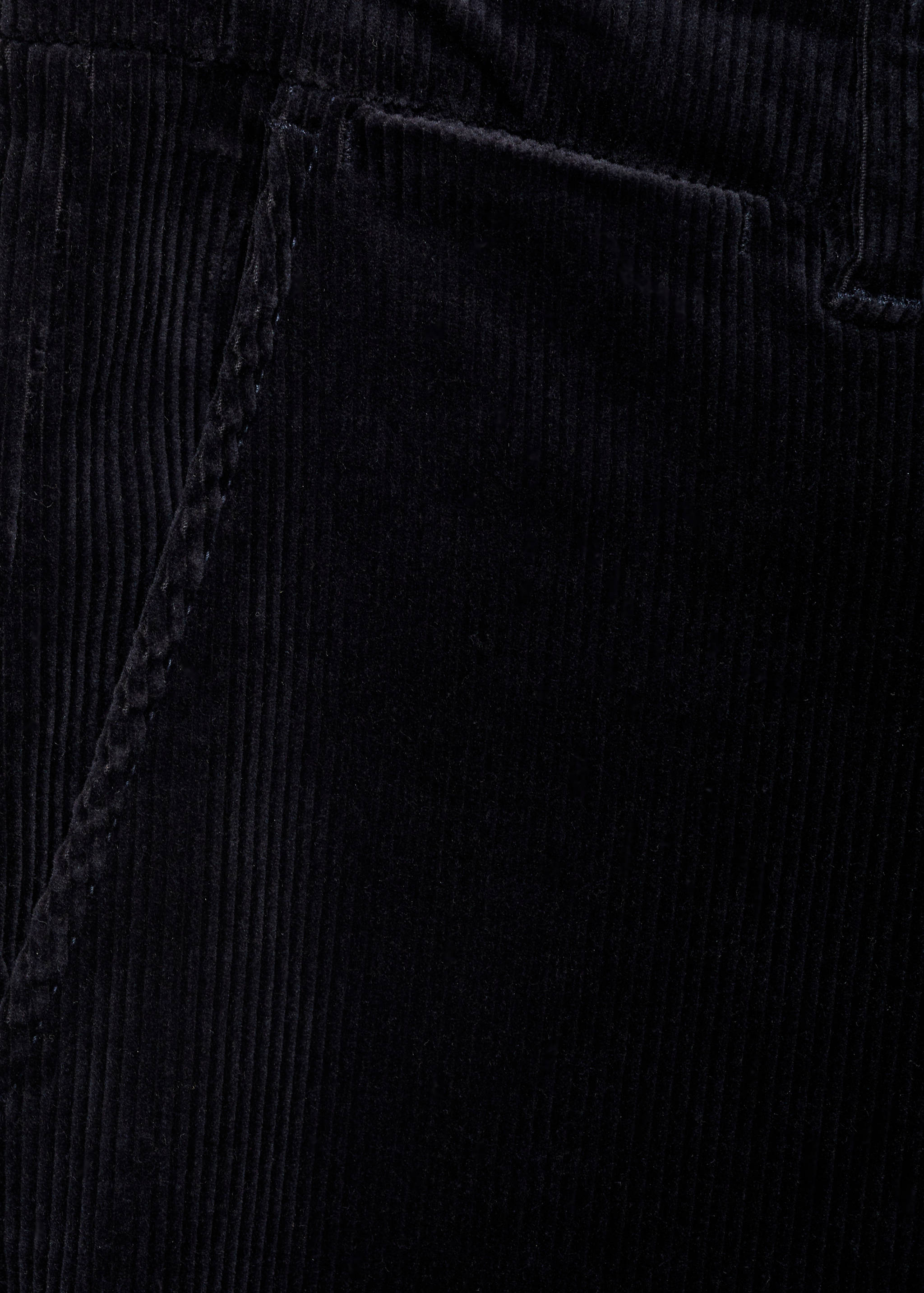 Corduroy slim-fit trousers - Details of the article 0