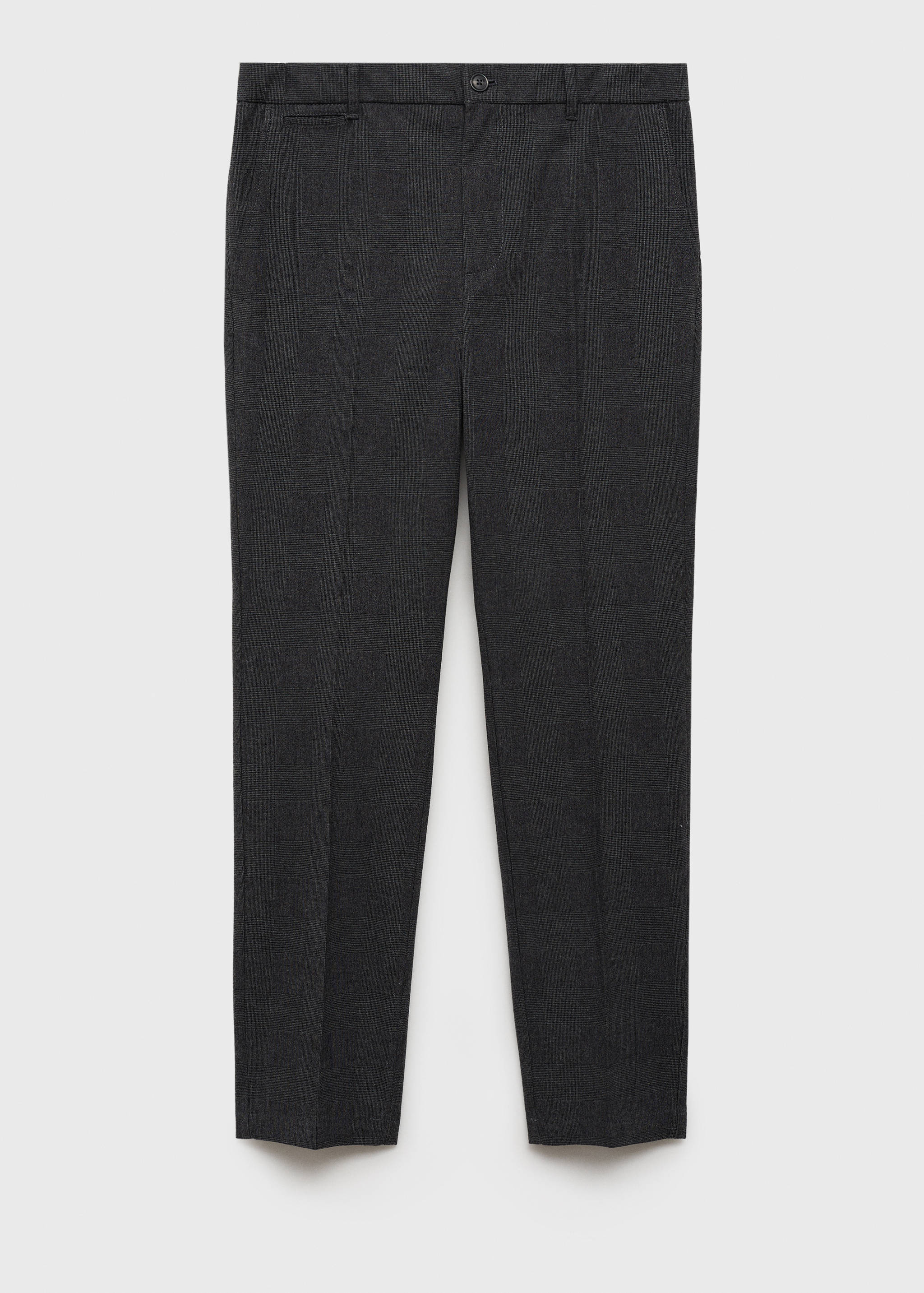 Slim-fit cotton trousers - Article without model
