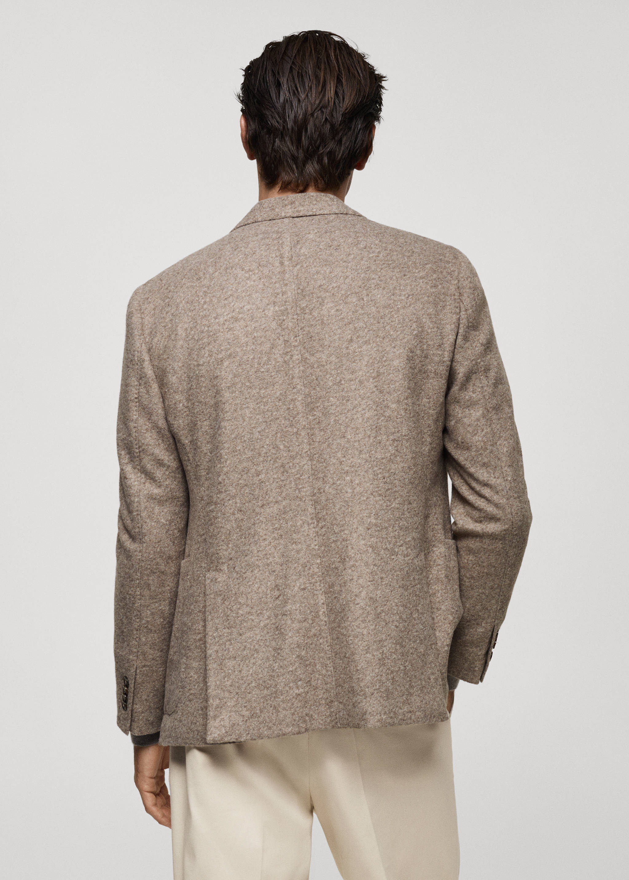 意大利纯羊毛法兰绒外套 - null