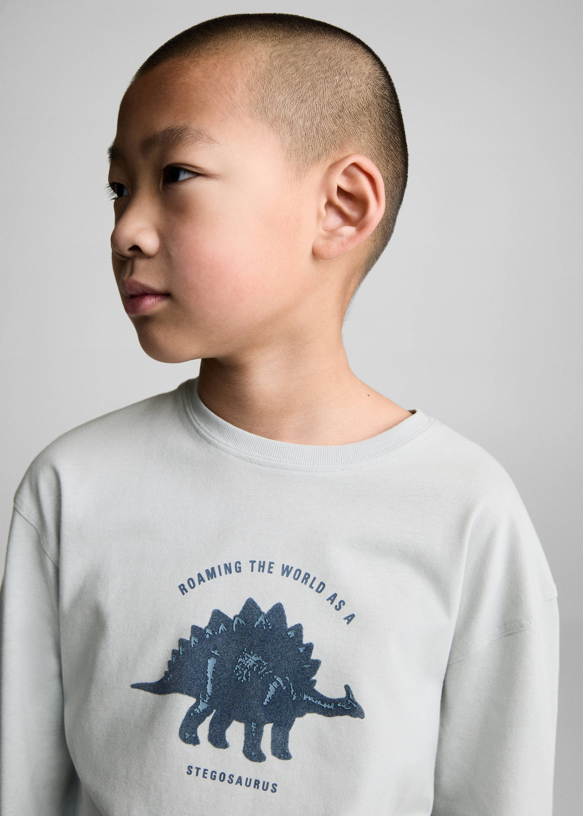 Dinosaur print hoodie - Details of the article 1