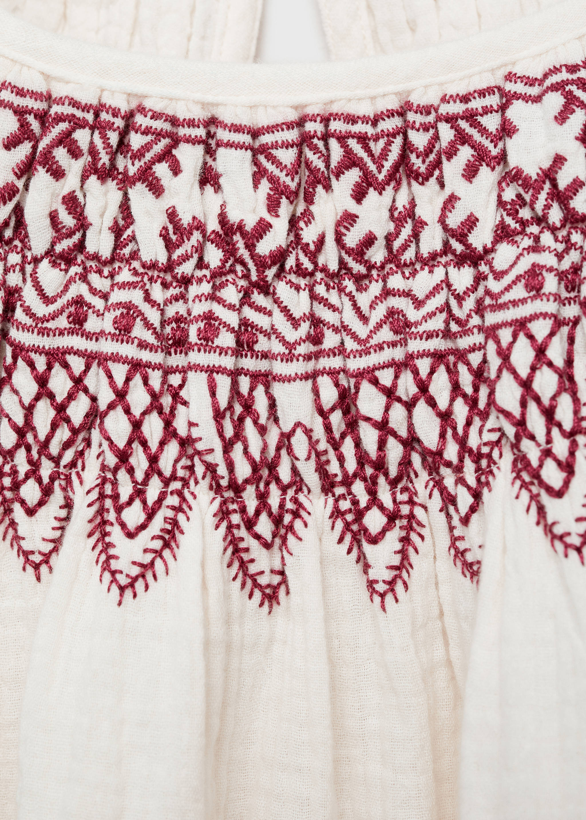 Embroidered details blouse - Details of the article 8