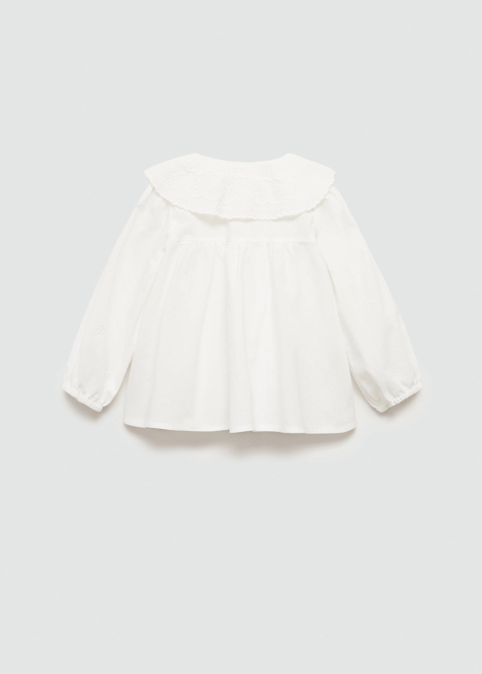 Embroidered details blouse - Reverse of the article
