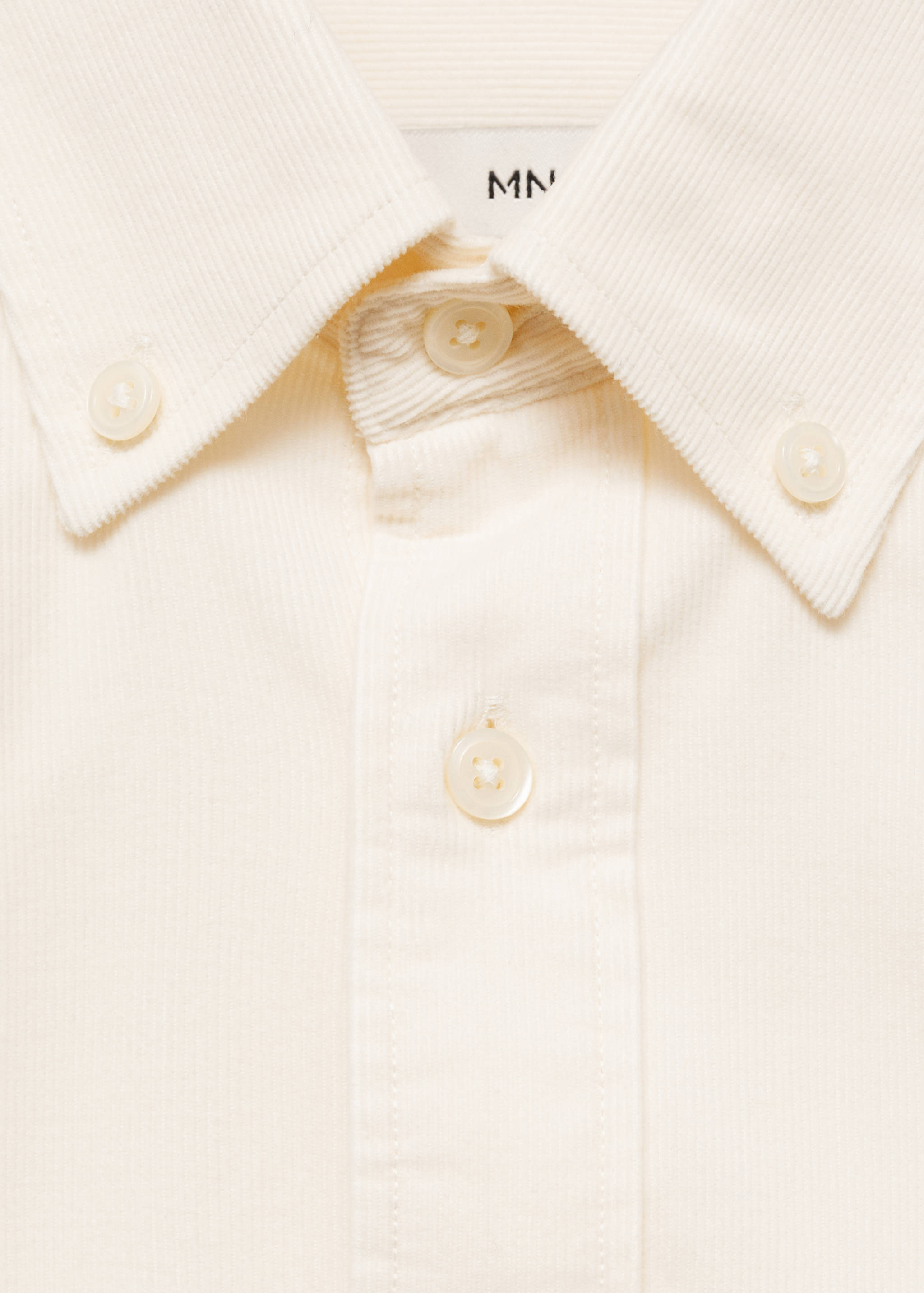 Classic-fit micro-corduroy shirt - Details of the article 8