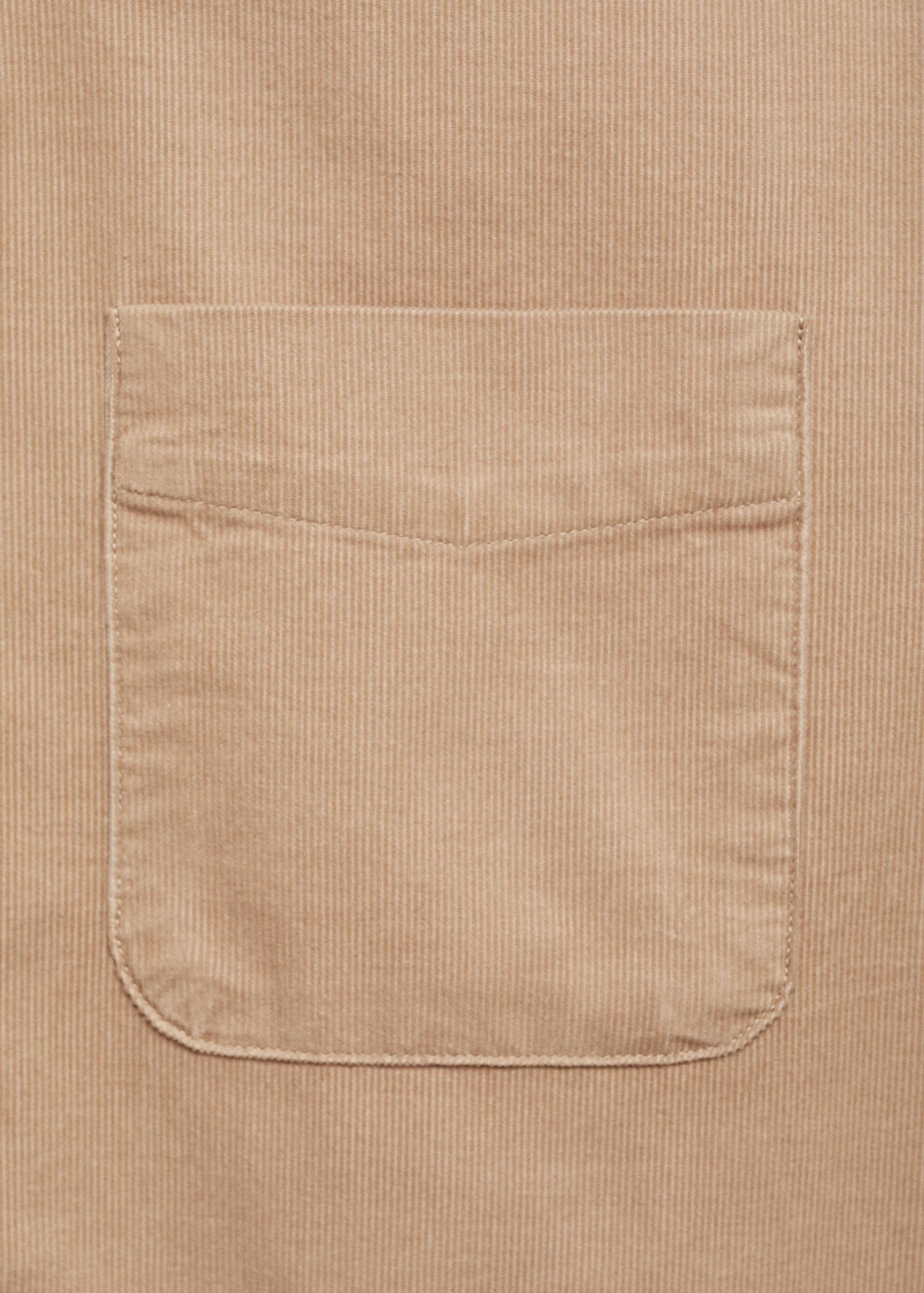 Classic-fit micro-corduroy shirt - Details of the article 8