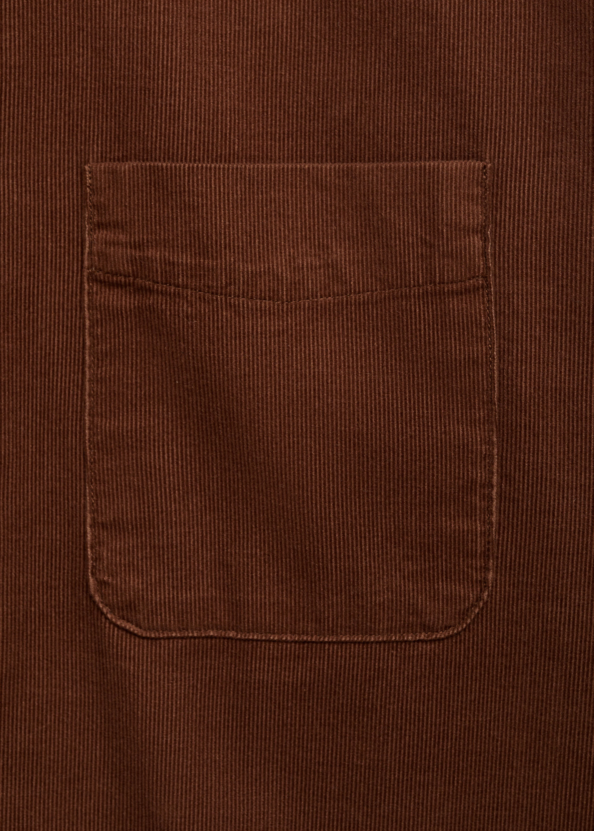 Classic-fit micro-corduroy shirt - Details of the article 8