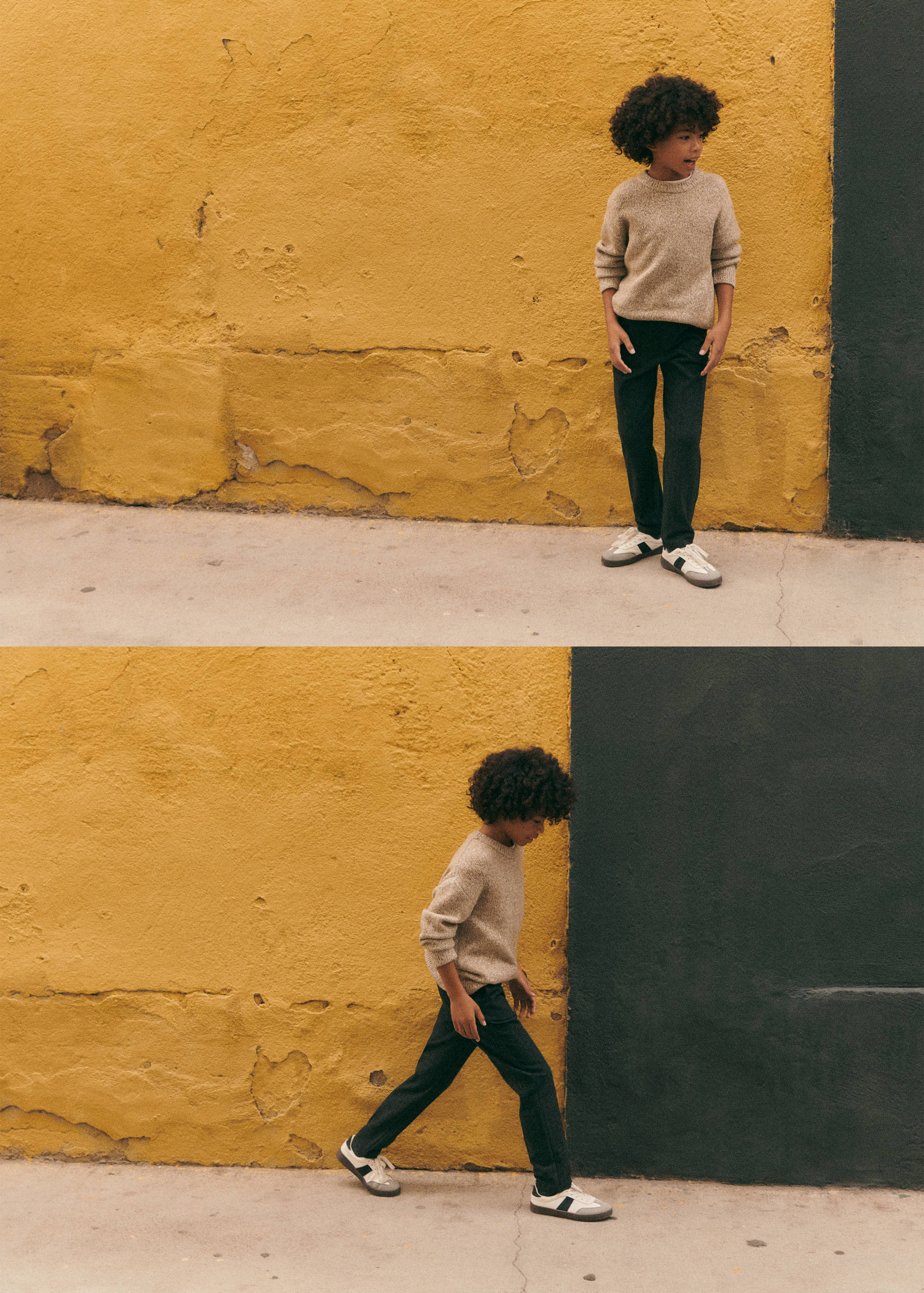 سروال مستقيم بنسيج متعرج - تفاصيل المنتج 5