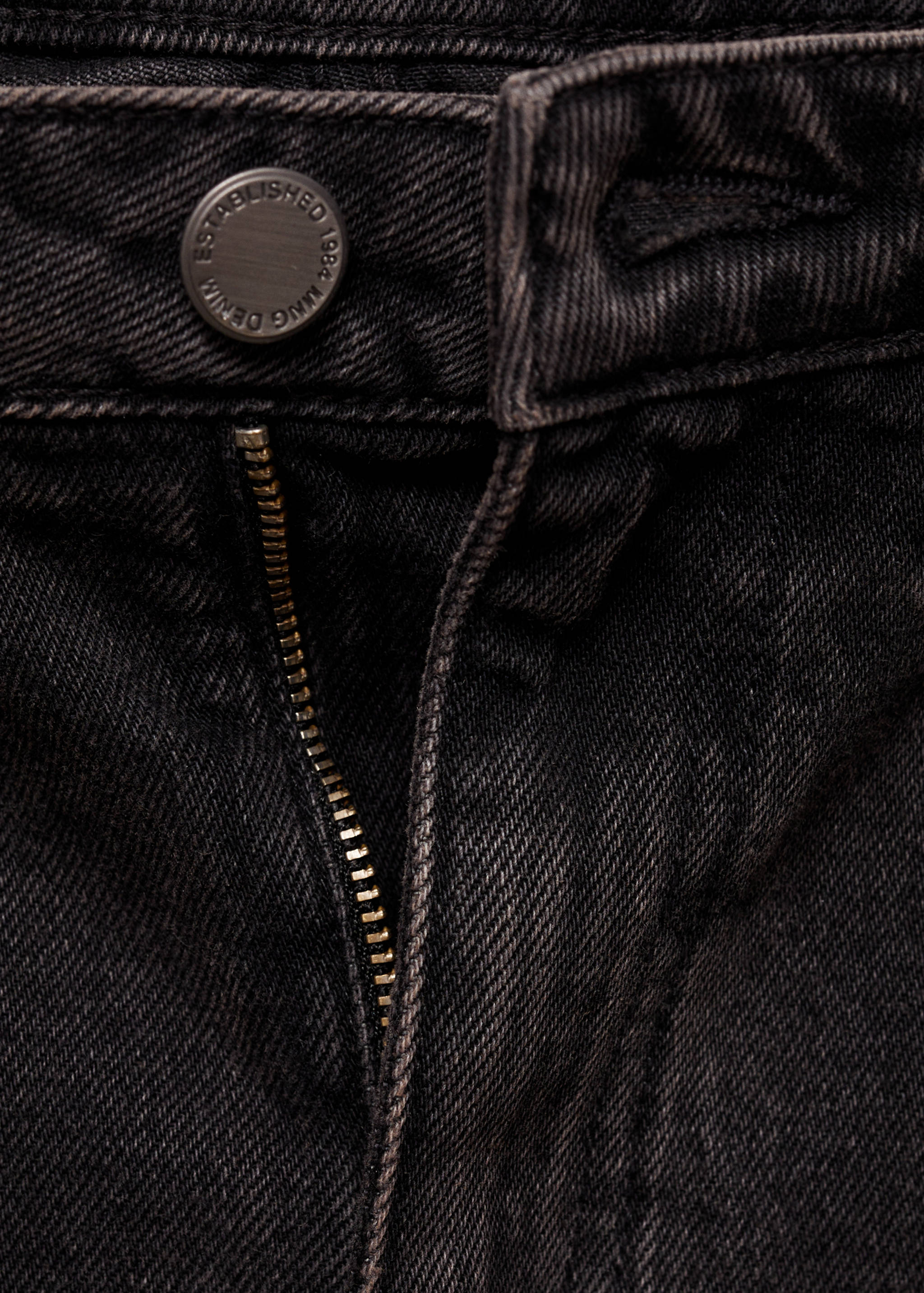 Low-rise loose-fit wide leg jeans - Details of the article 0