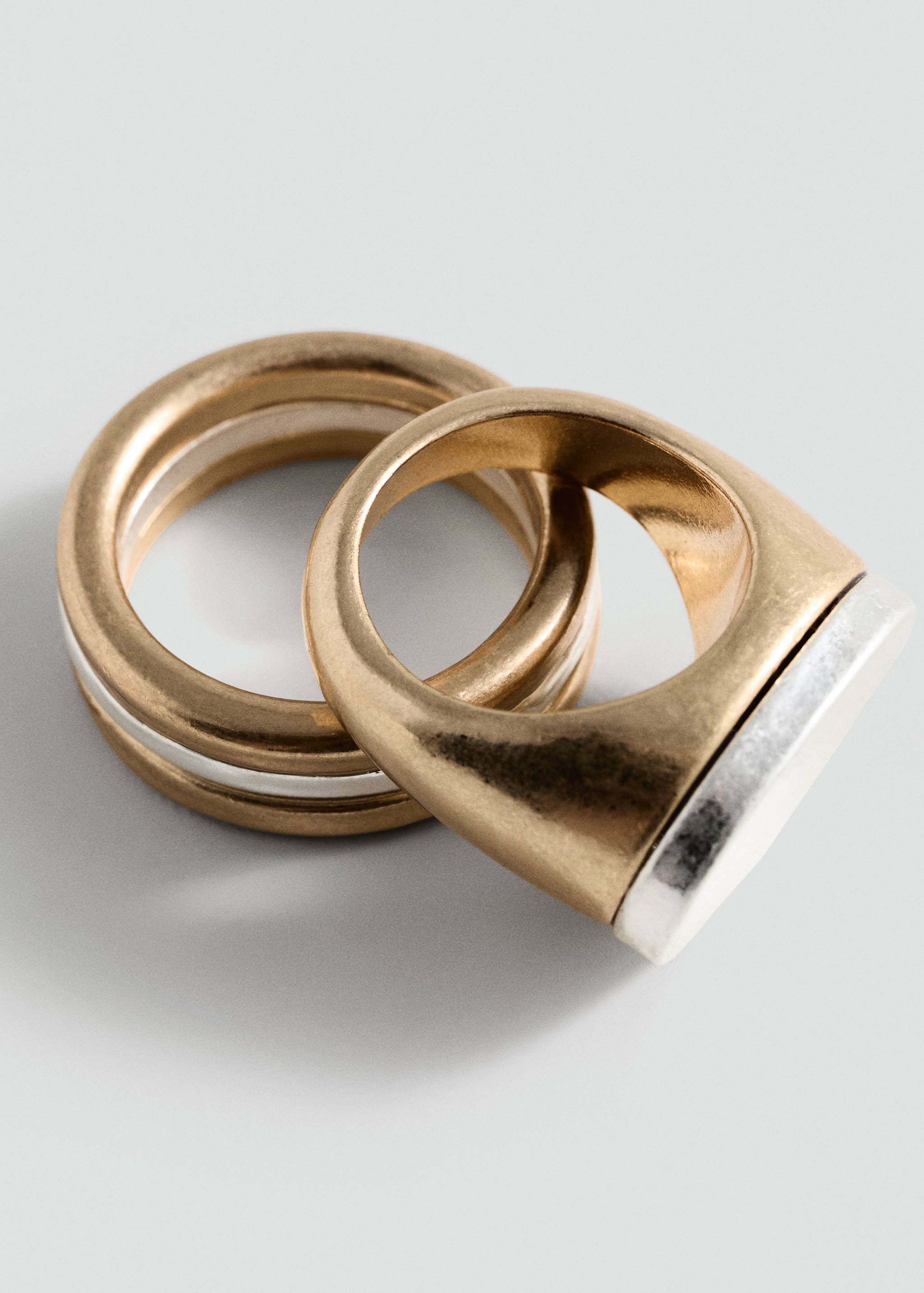 2-pack combined rings - Medium plane