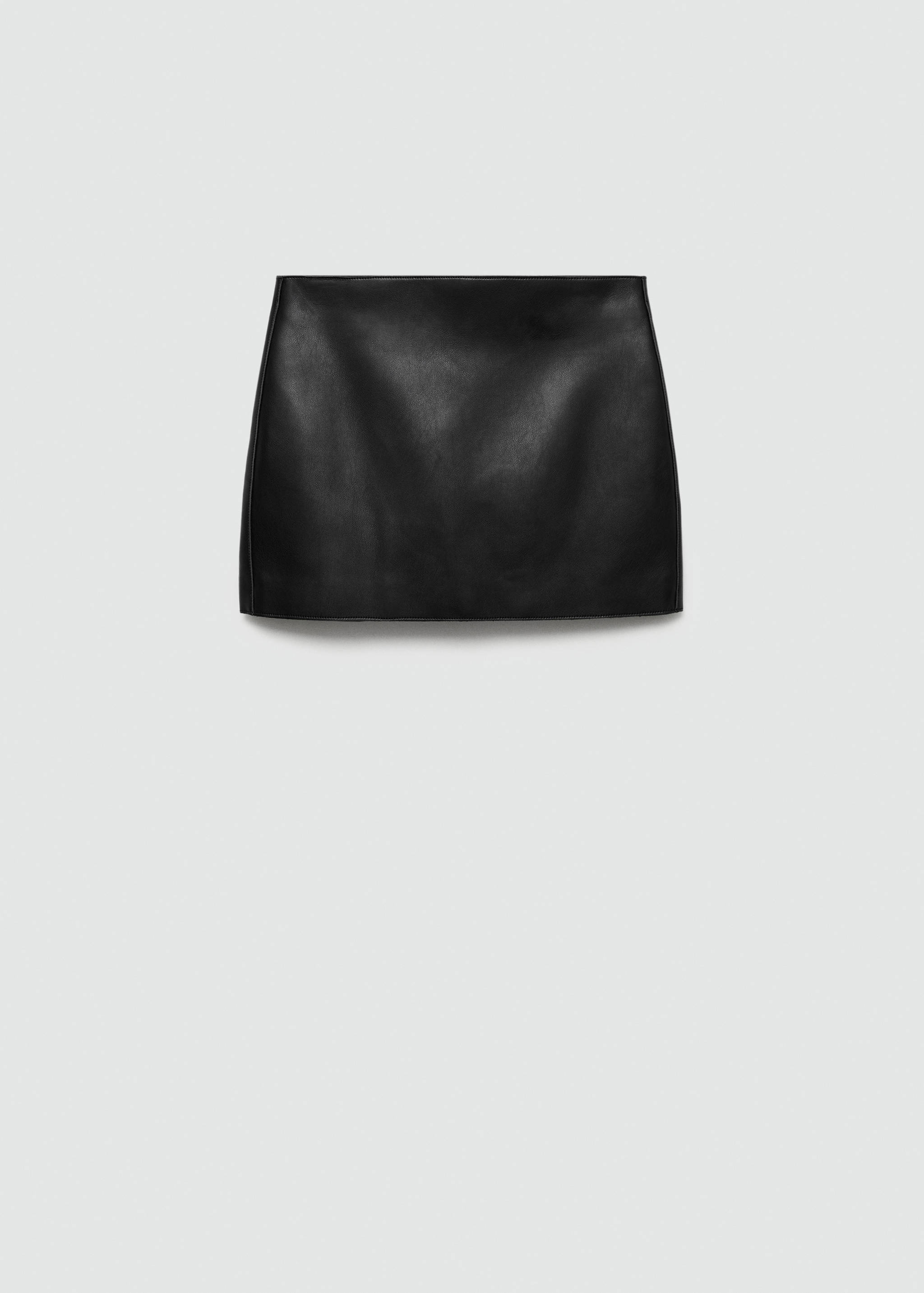 Minifalda efecto piel - Artículo sin modelo