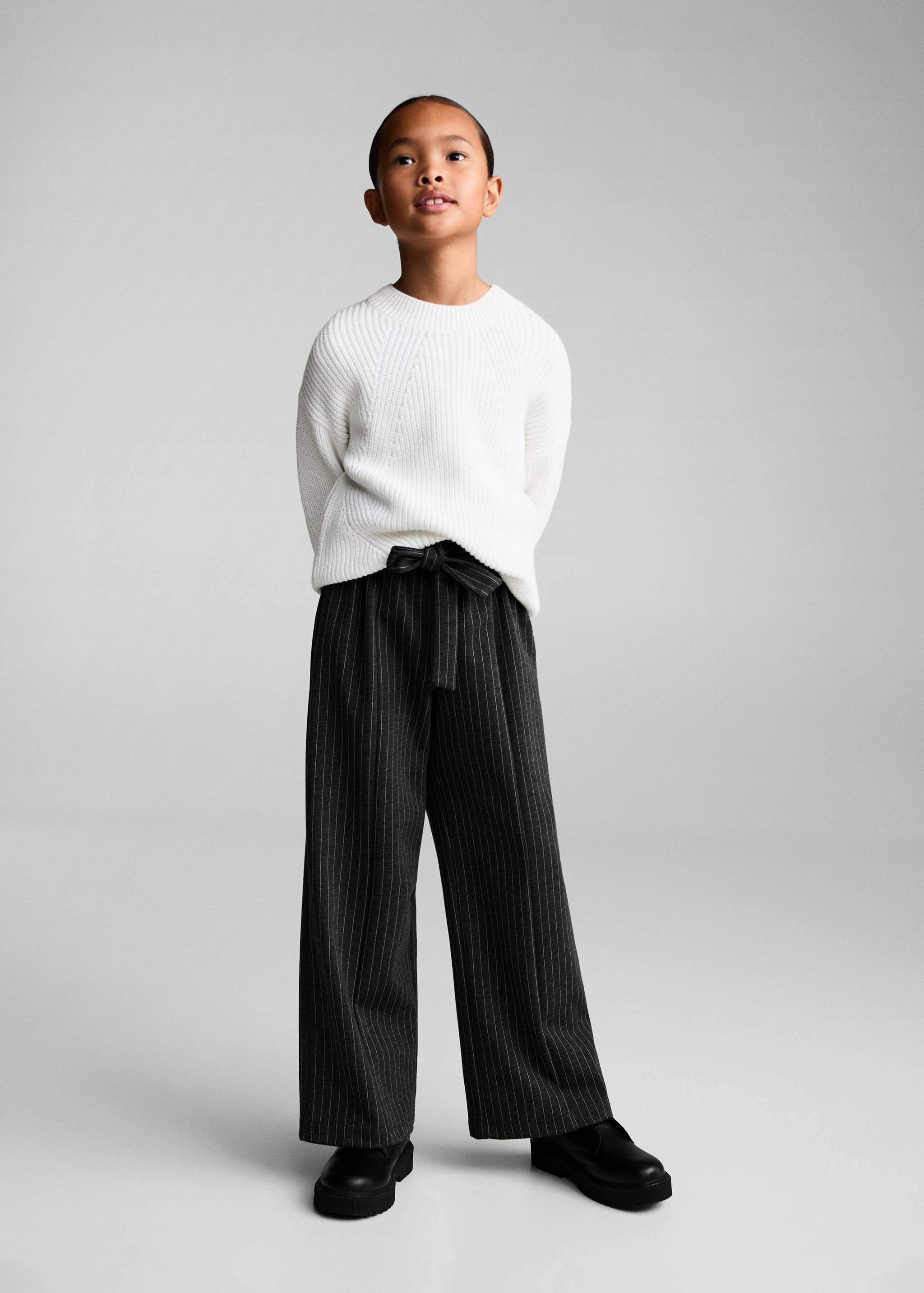 Culotte stripes trousers - General plane