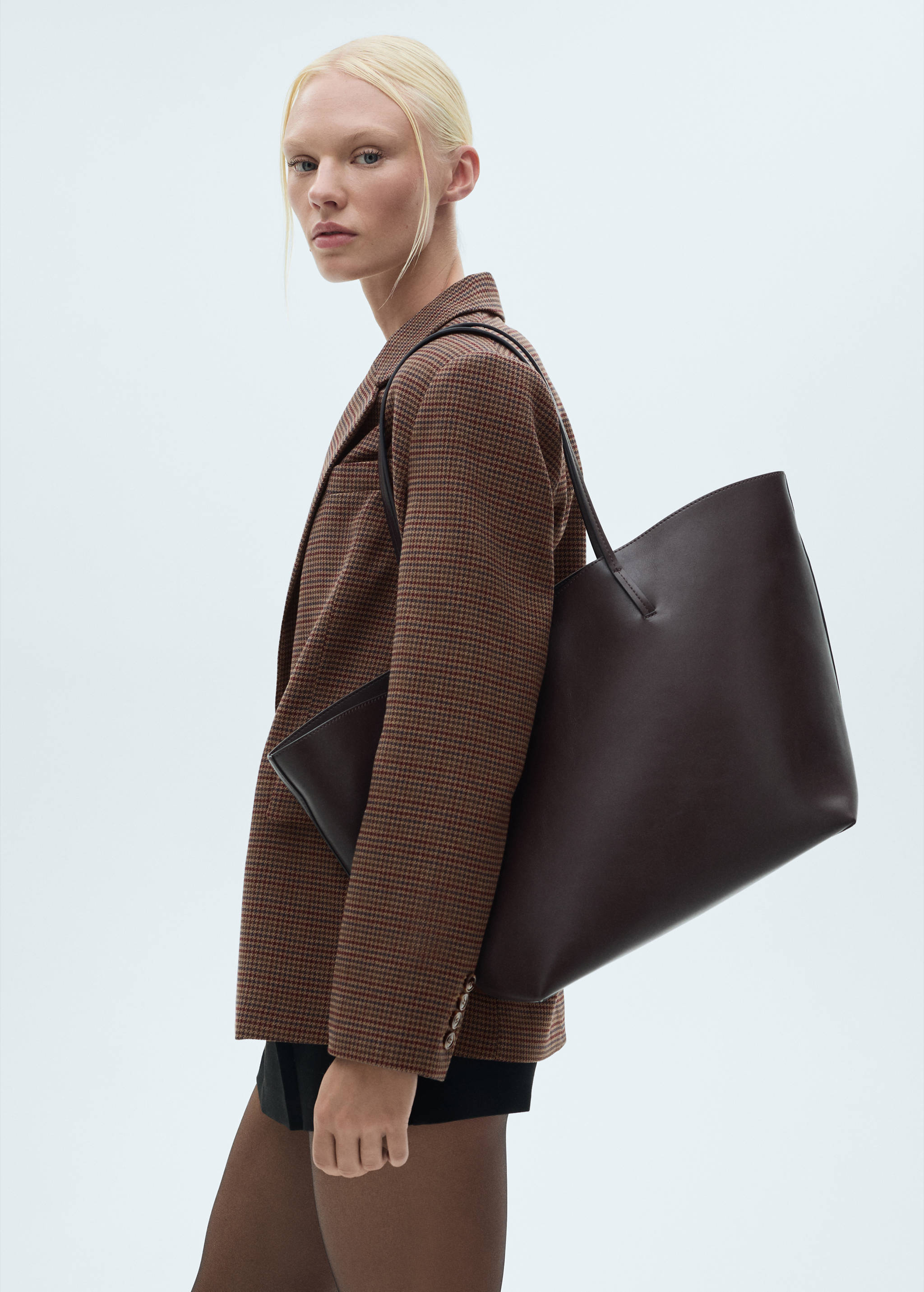 Houndstooth-check jacket - Medium plane