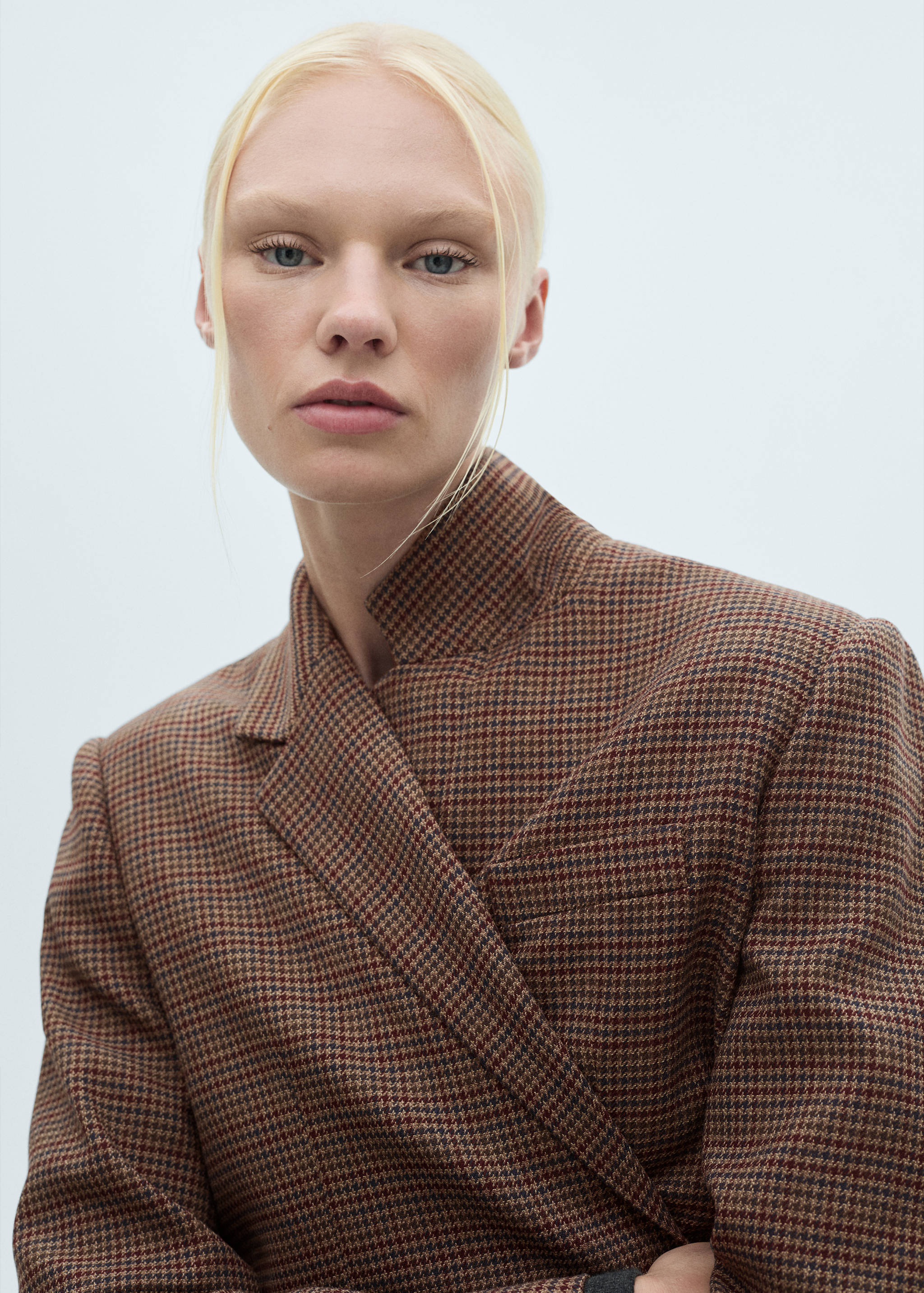 Houndstooth-check jacket - Details of the article 1