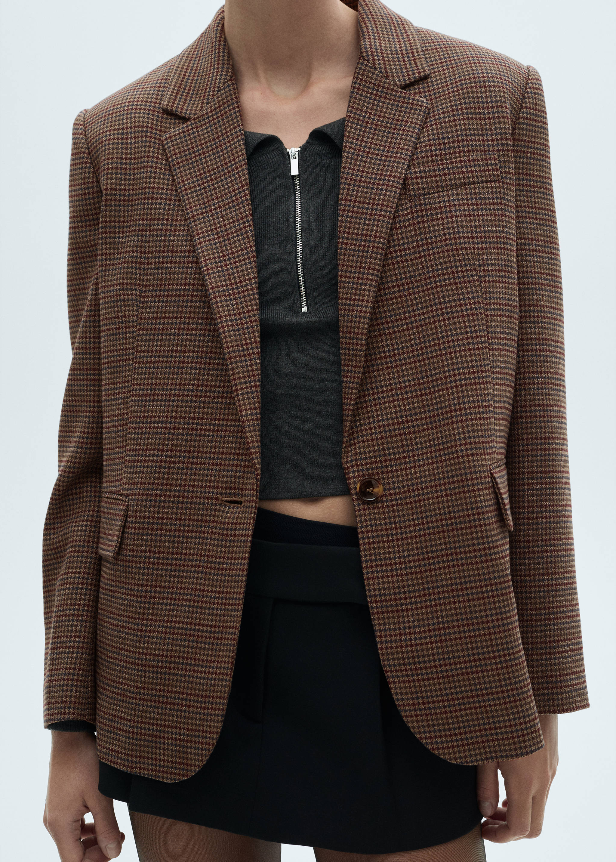 Houndstooth-check jacket - Details of the article 6