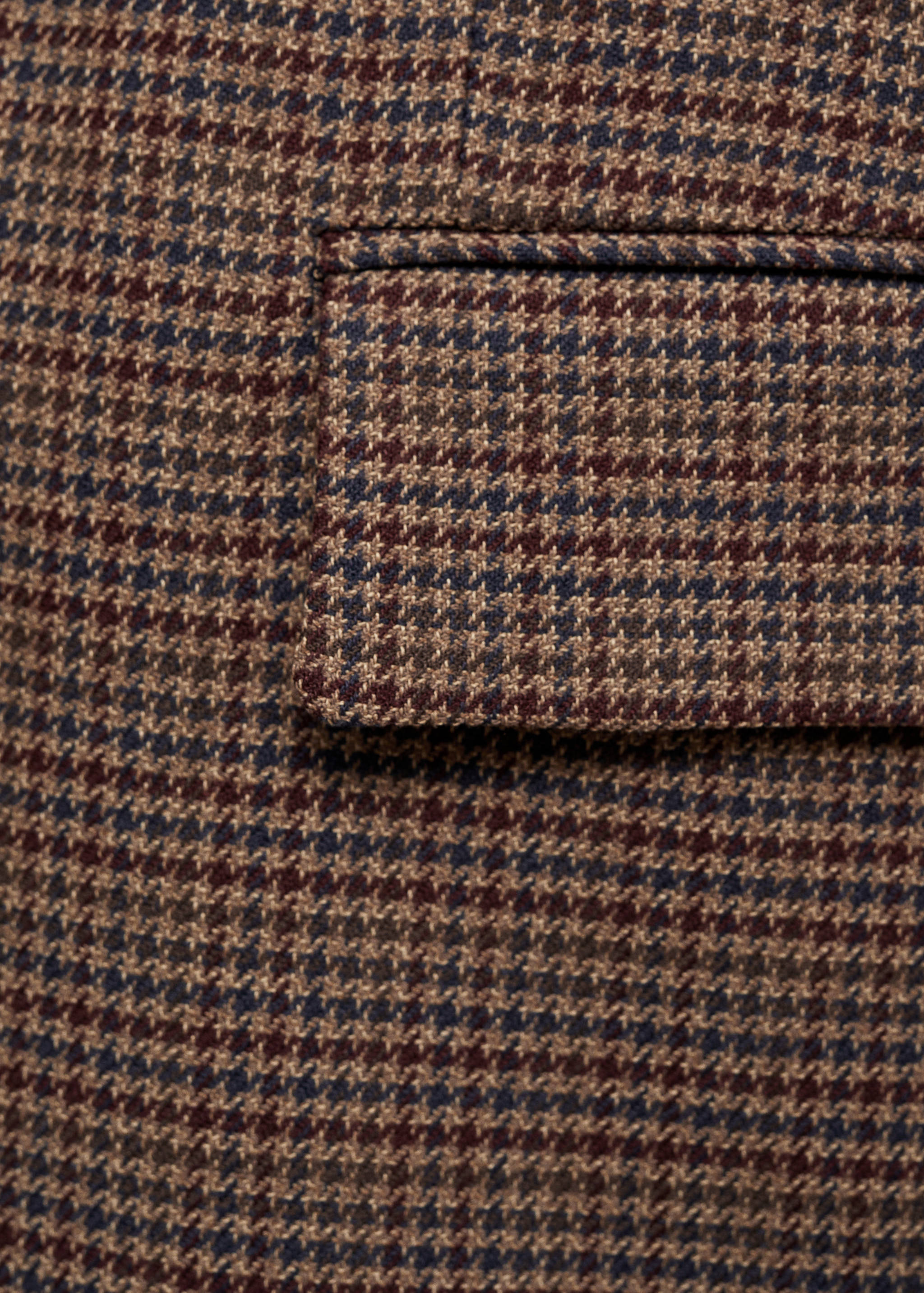 Houndstooth-check jacket - Details of the article 0