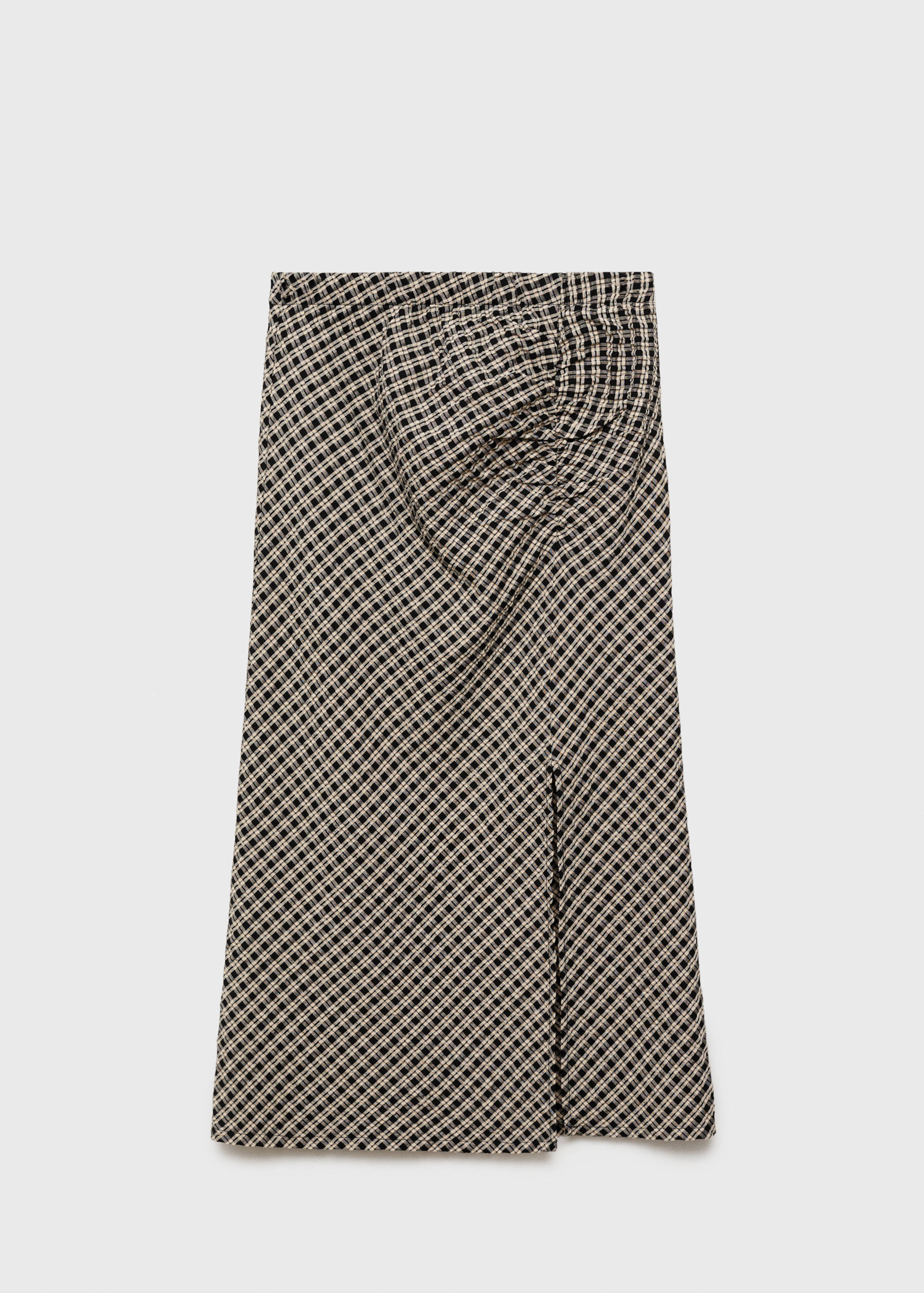 Checked midi skirt - Article without model