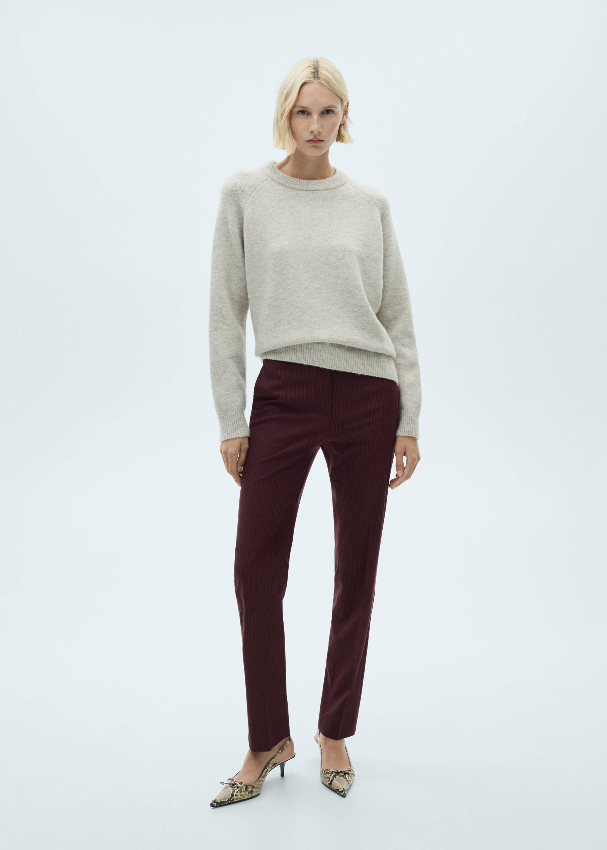 Pinstripe suit trousers - Details of the article 2