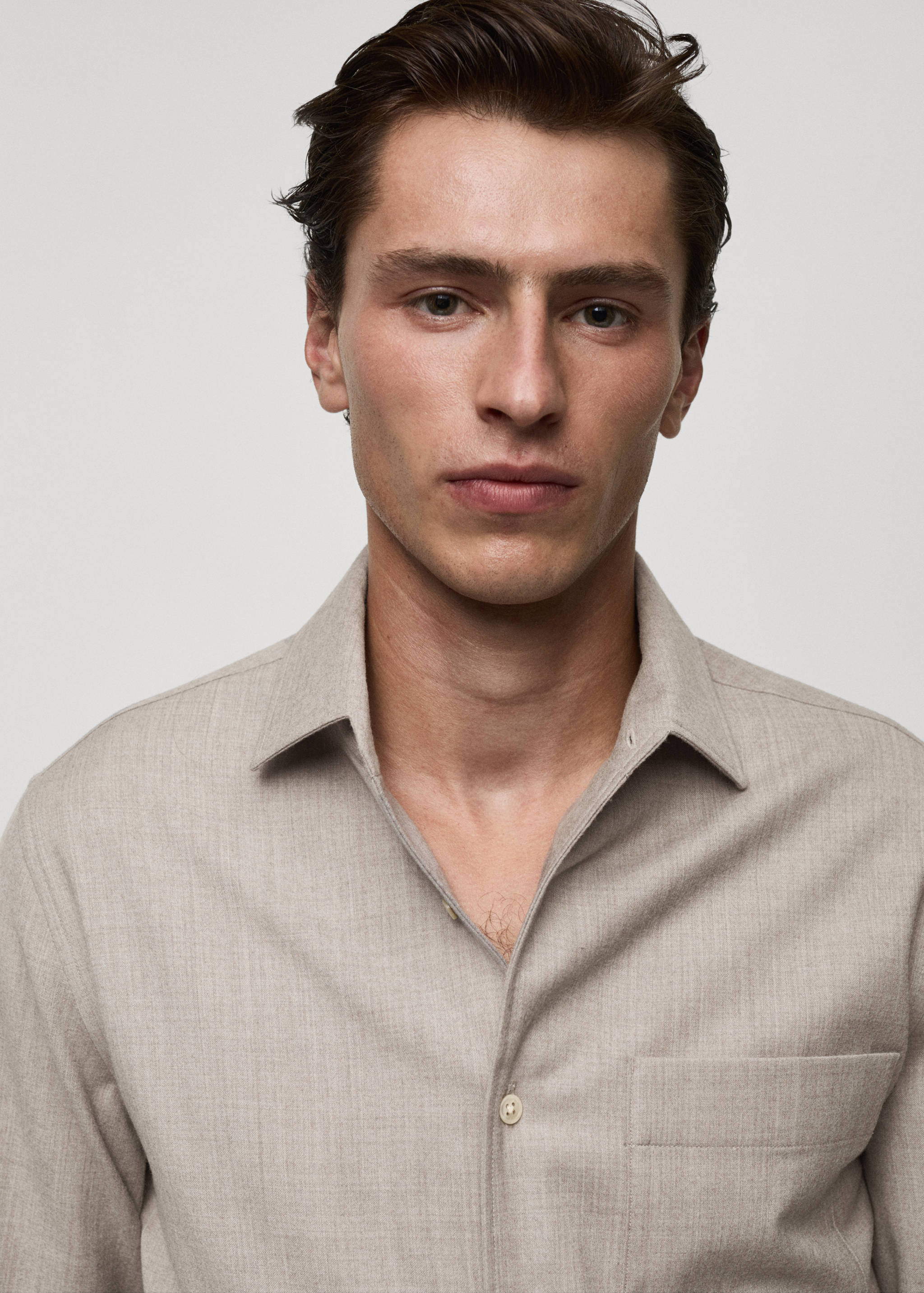 Chemise 100 % laine poche - Détail de l'article 1