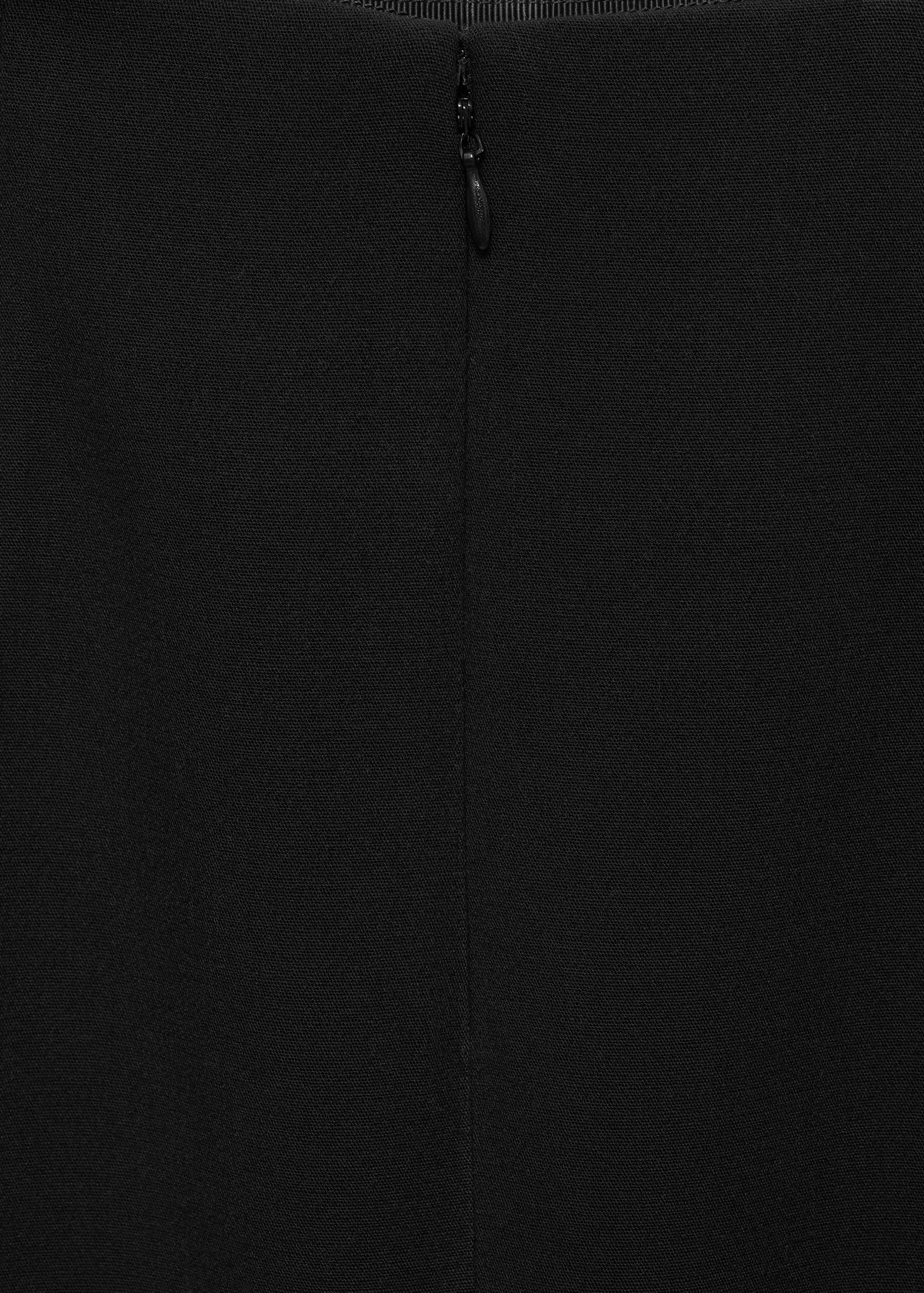 Прямая юбка с разрезом - Деталь изделия 8