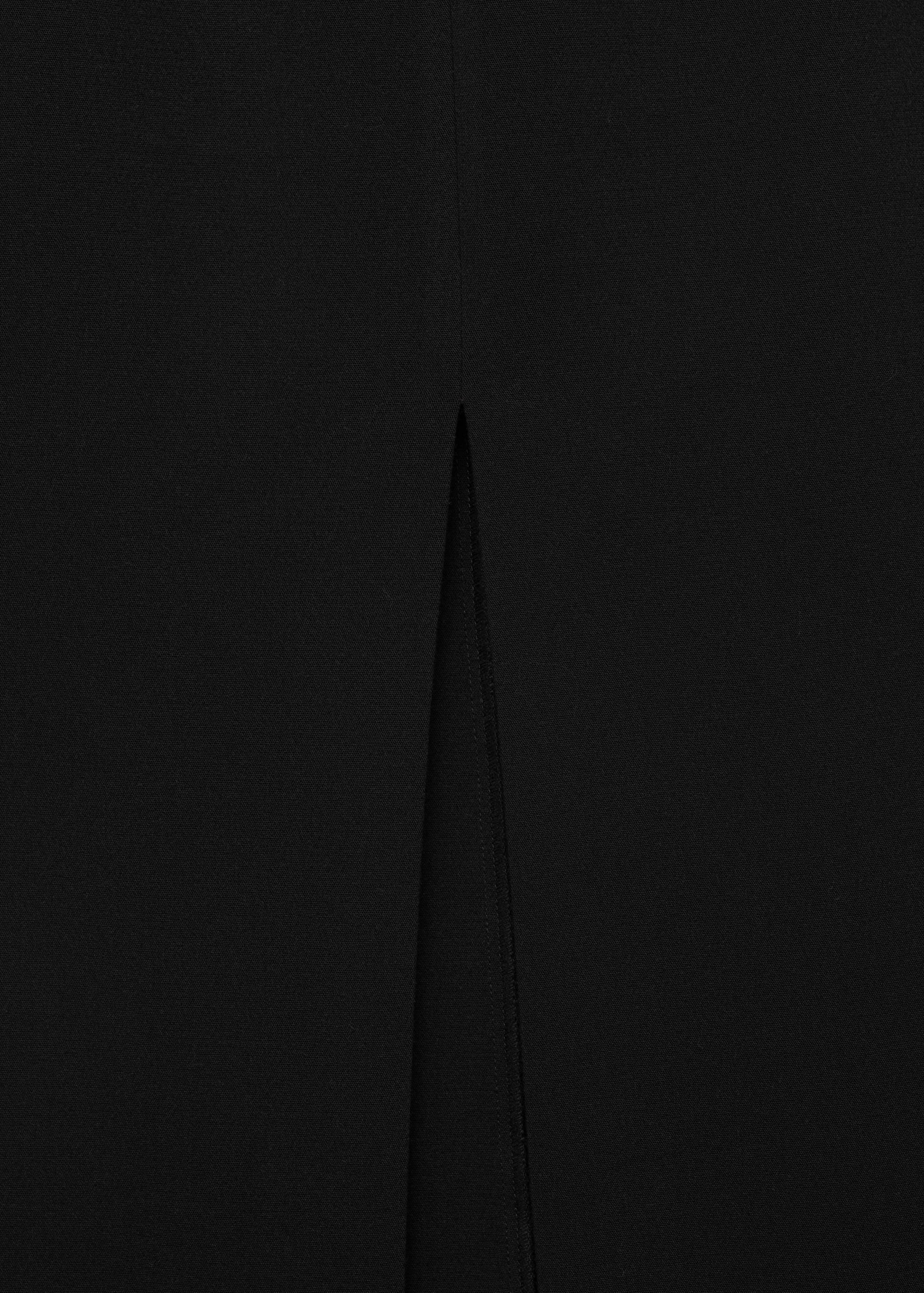 Прямая юбка с разрезом - Деталь изделия 0