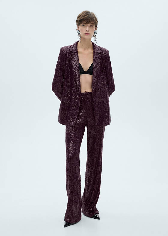 Payetli blazer ceket