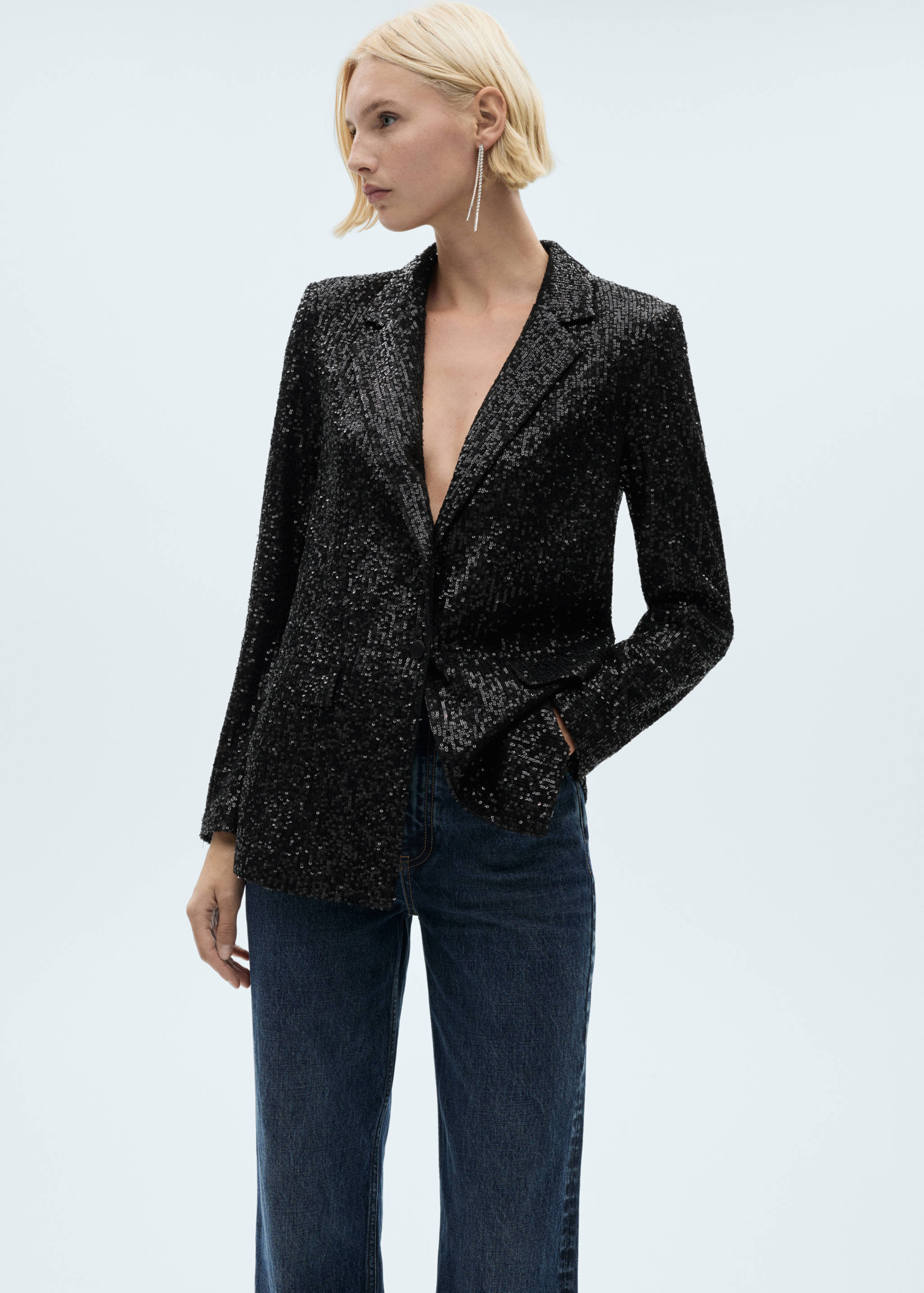 Blazer costume paillettes - Détail de l'article 6