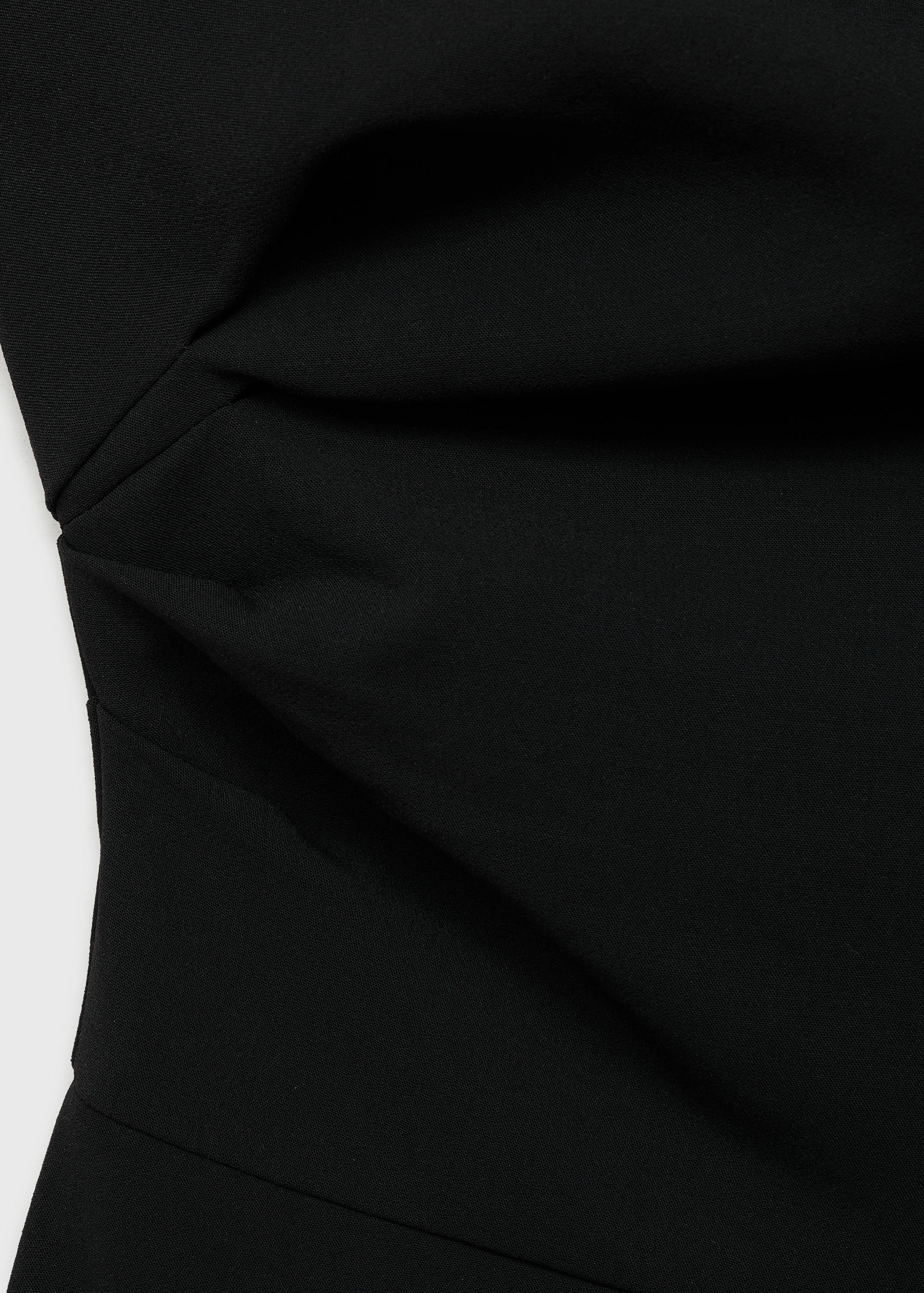 Asymmetrical jumpsuit with draped detail - Details of the article 8