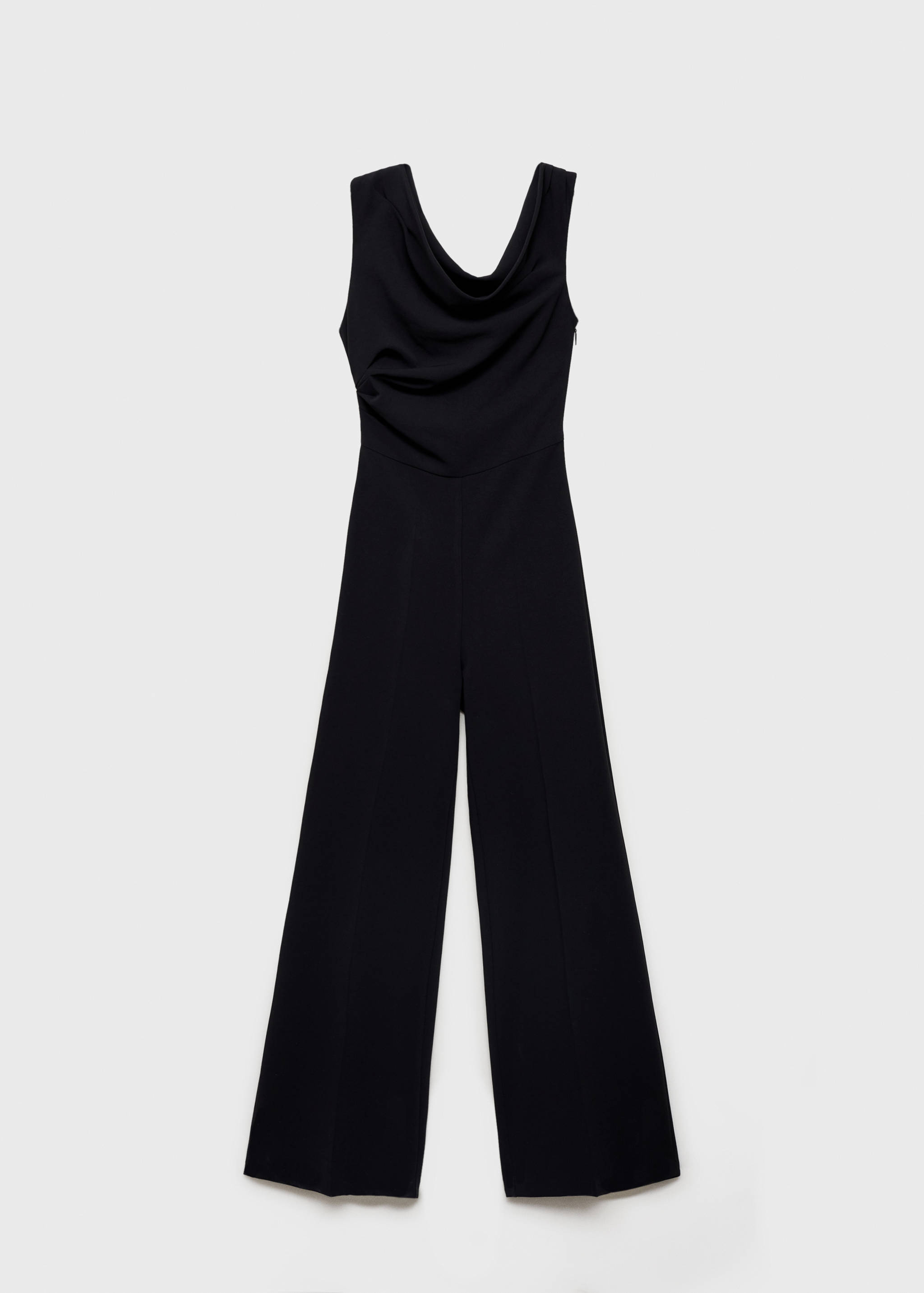 Asymmetrical jumpsuit with draped detail - Article without model