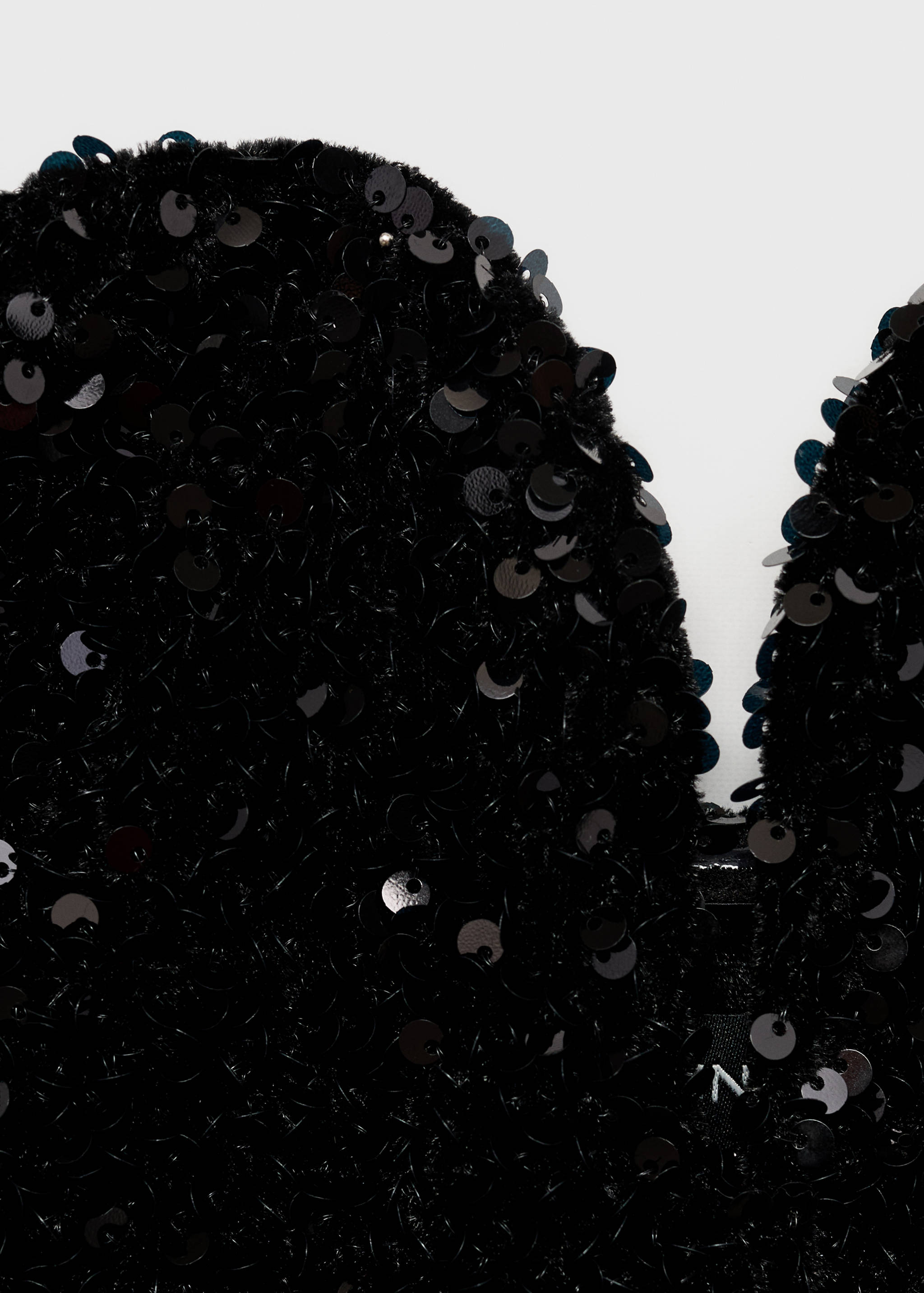 Sequin bodysuit with sweetheart neckline - Details of the article 8