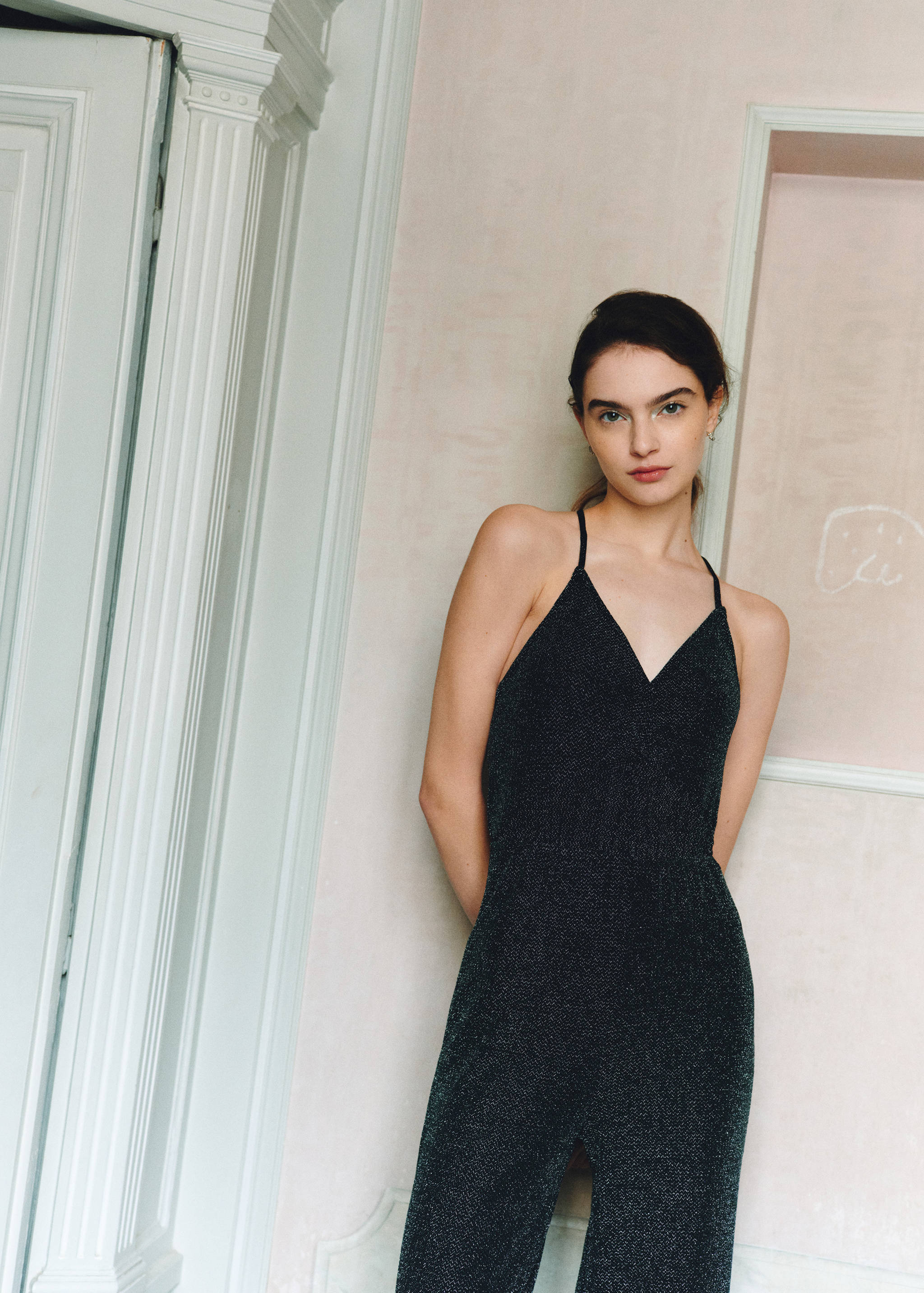 Lurex long jumpsuit - Details of the article 5