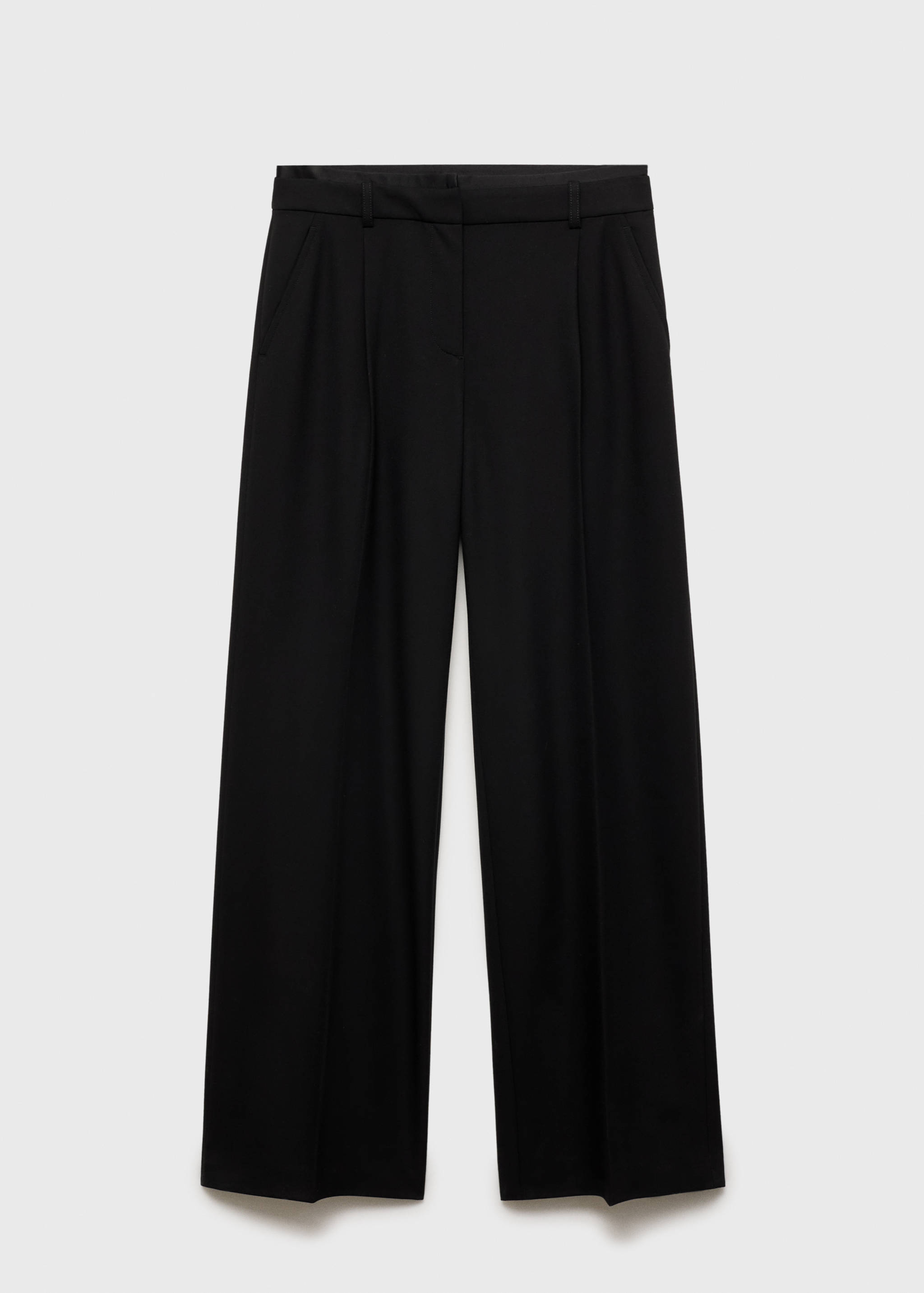 Straight-fit pleated pants - Article without model