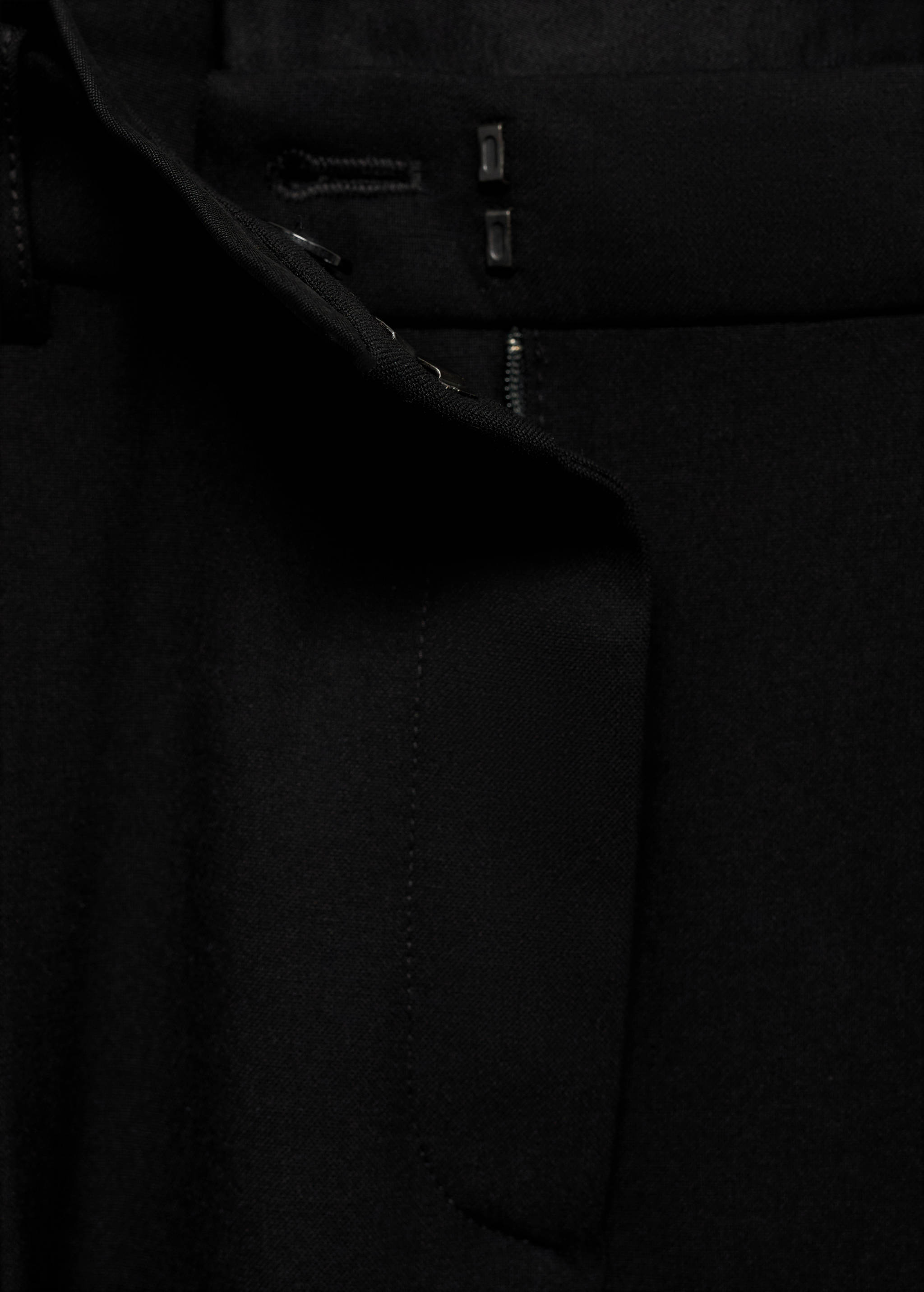 Straight-fit pleated pants - Details of the article 8