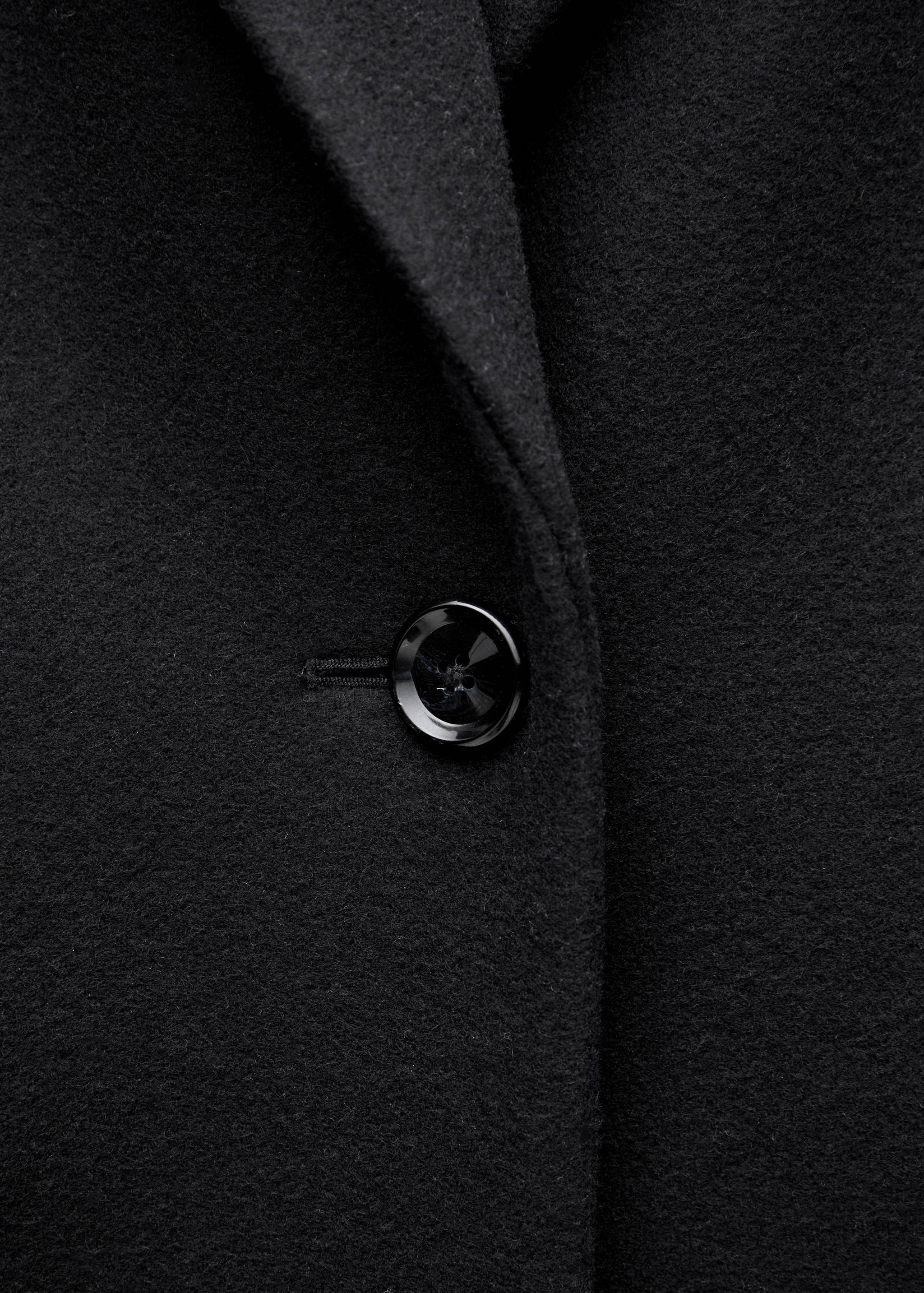 Structured wool coat - Details of the article 8