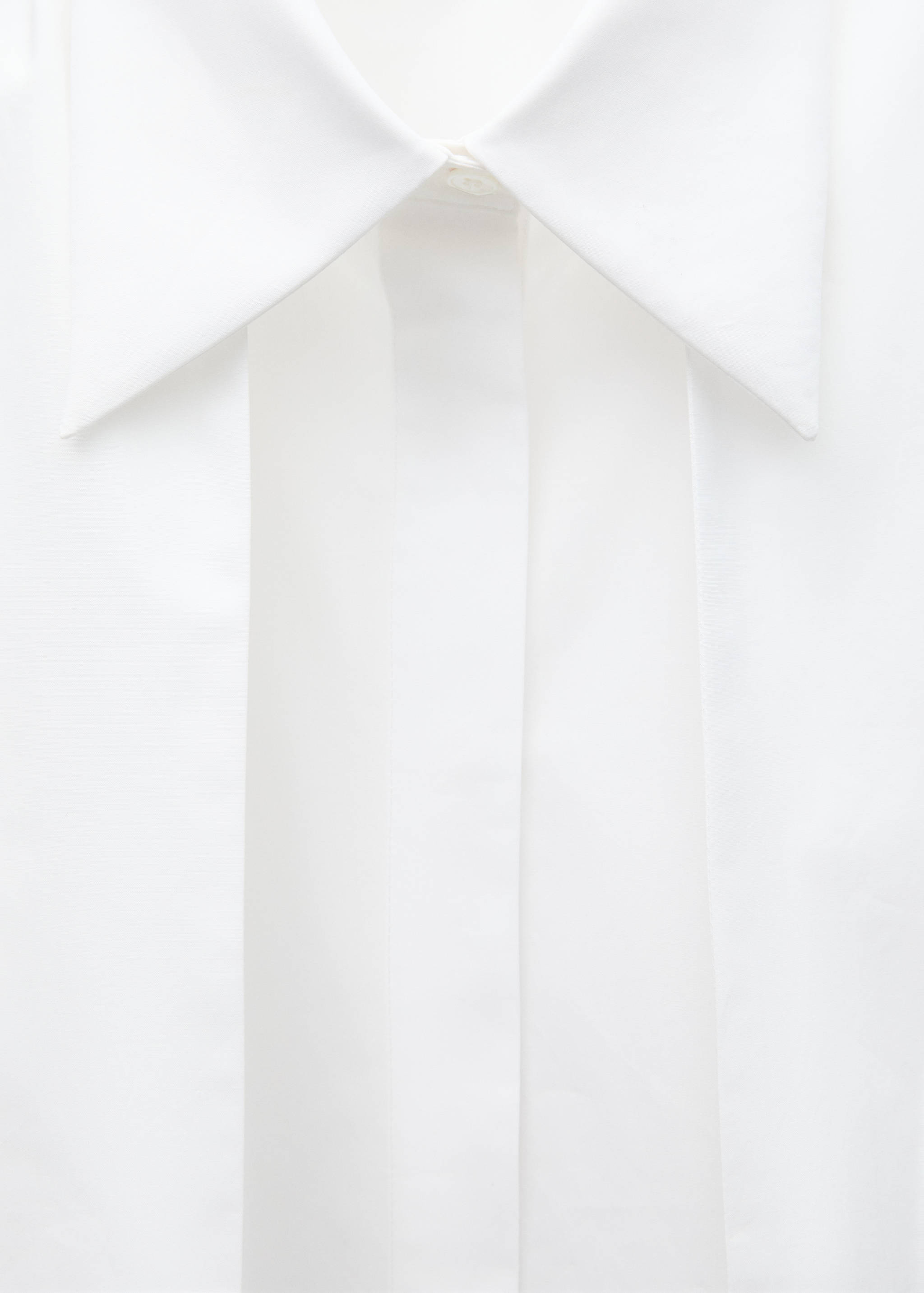 Oversized blouse with tie - Details of the article 8