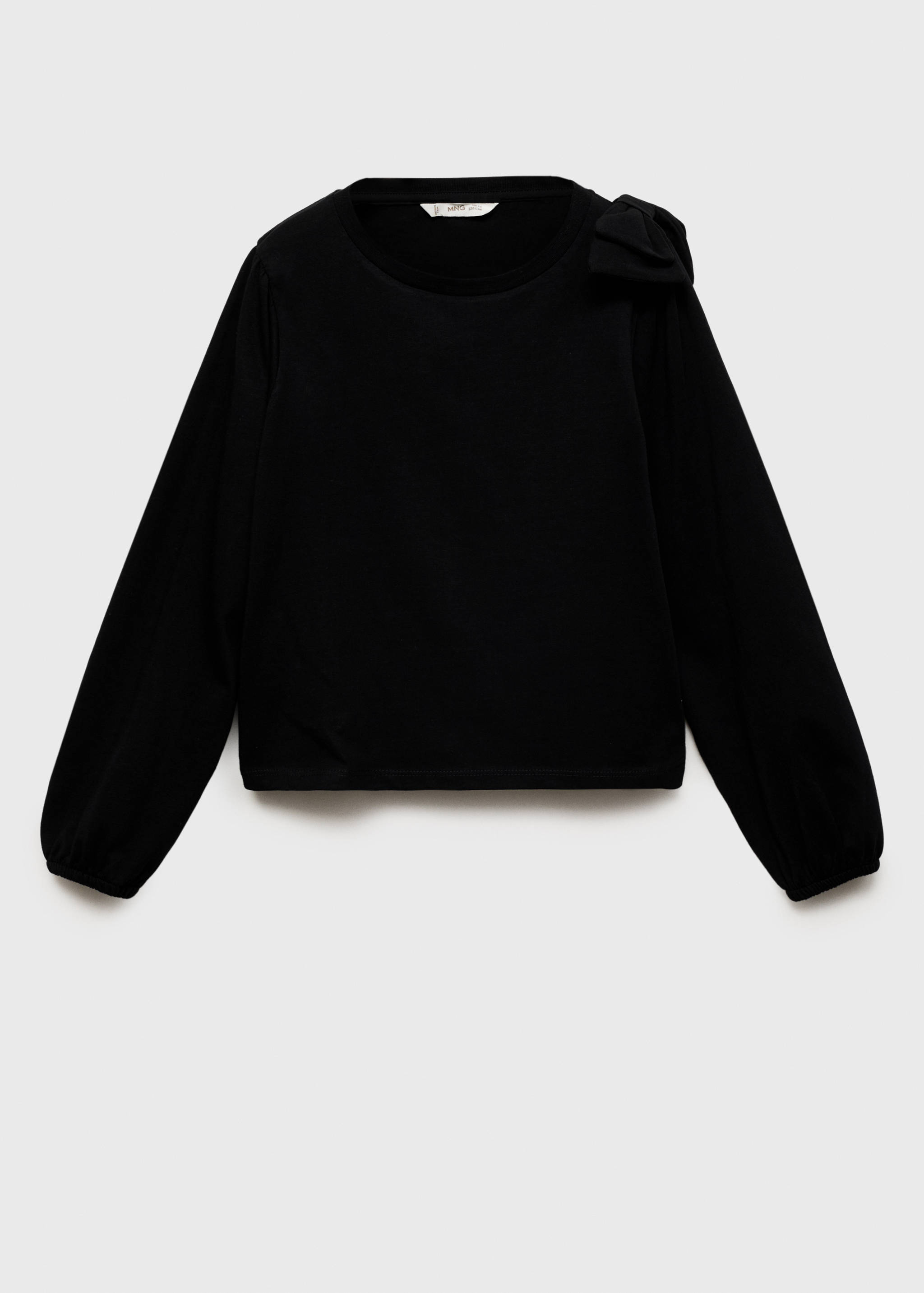 Bow cotton T-shirt - Article without model