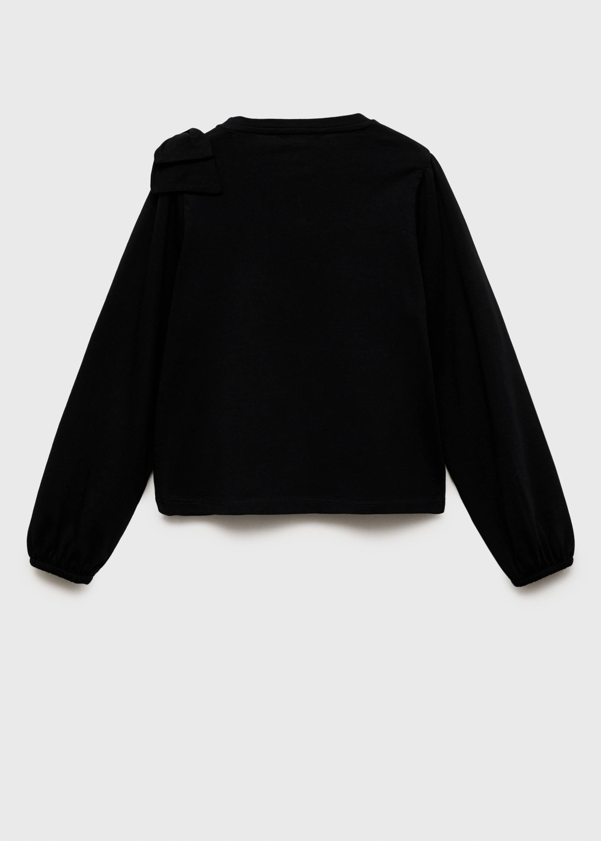 Bow cotton T-shirt - Reverse of the article