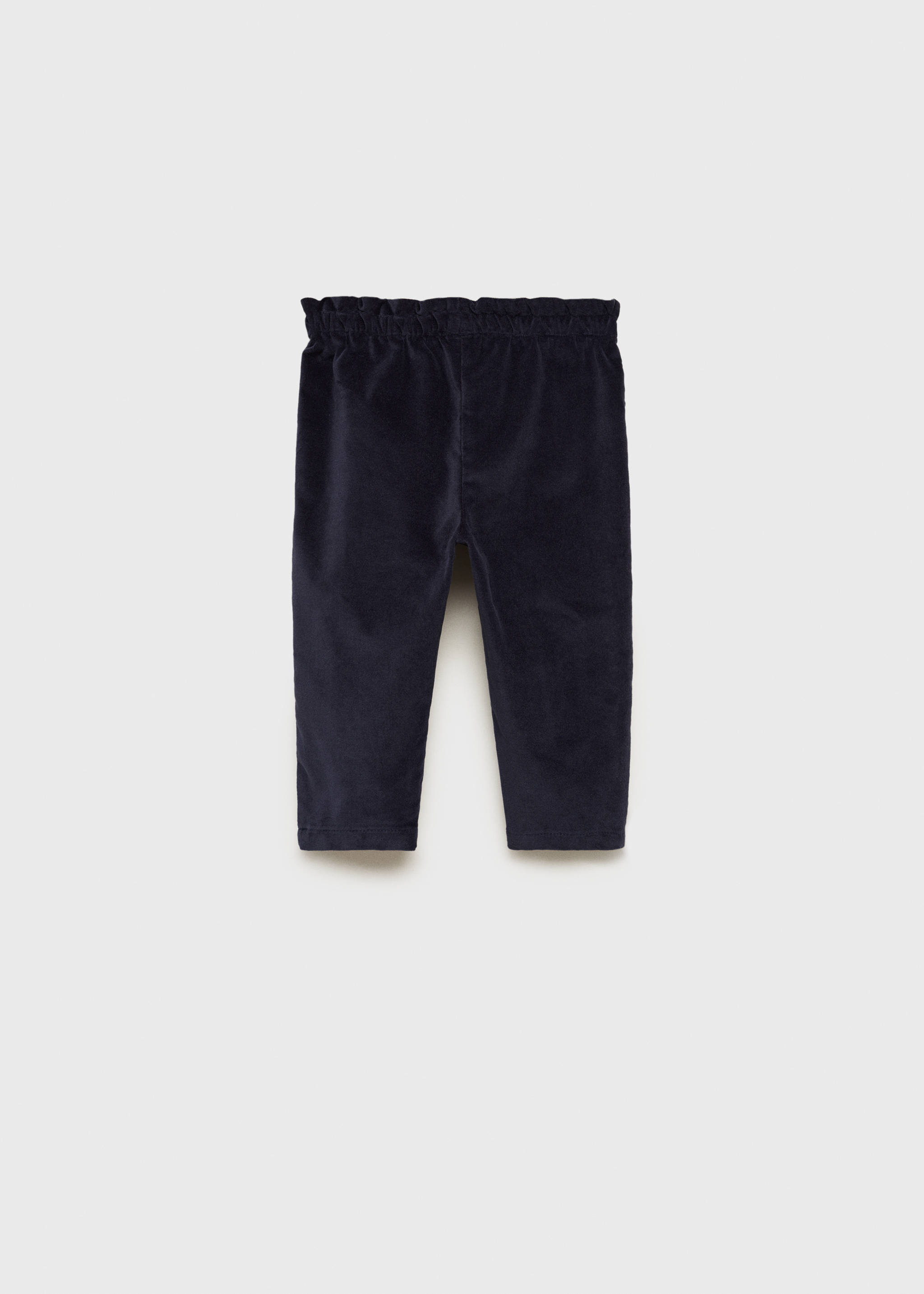 Velvet trousers - Reverse of the article