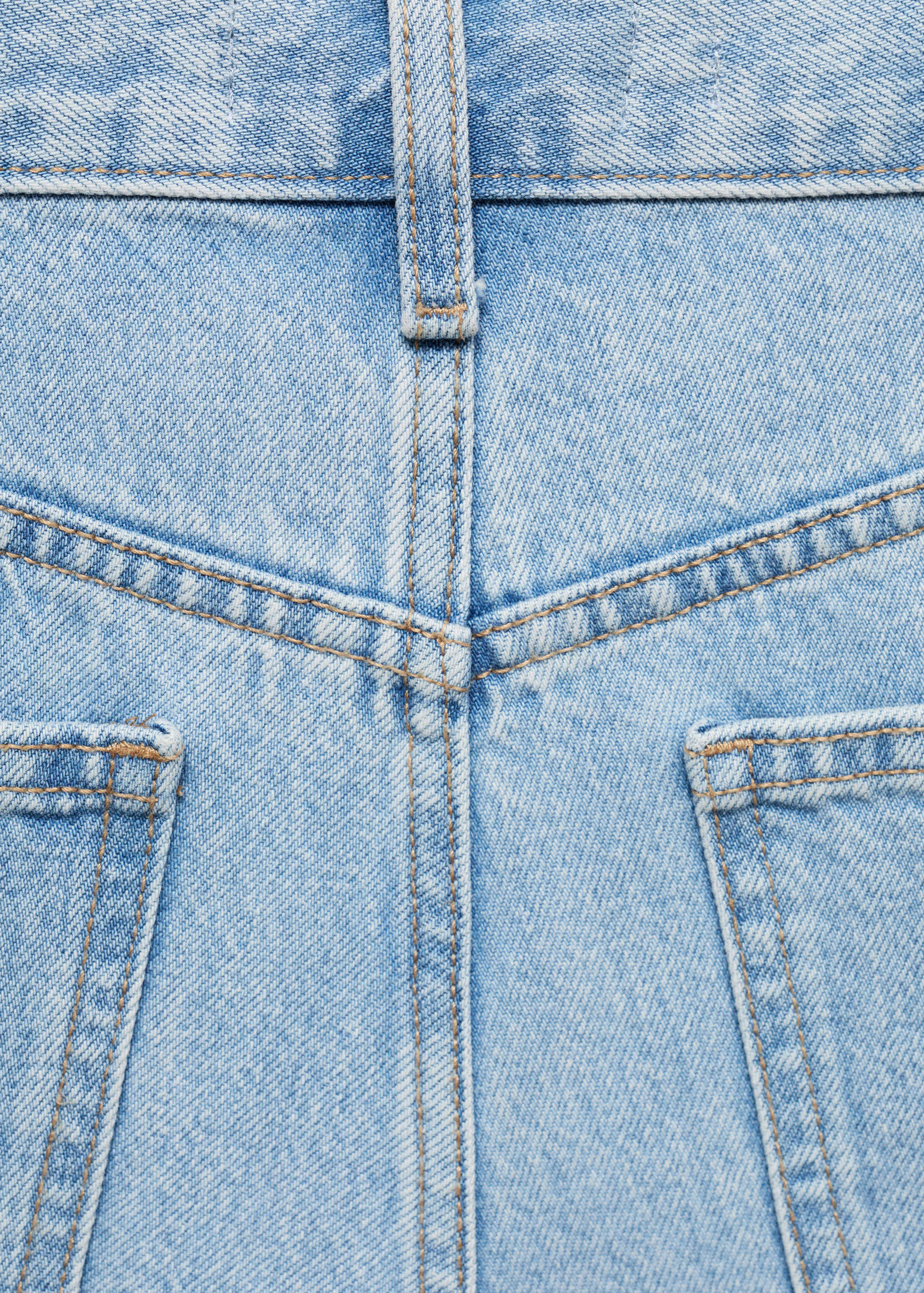Short jean taille haute - Détail de l'article 0