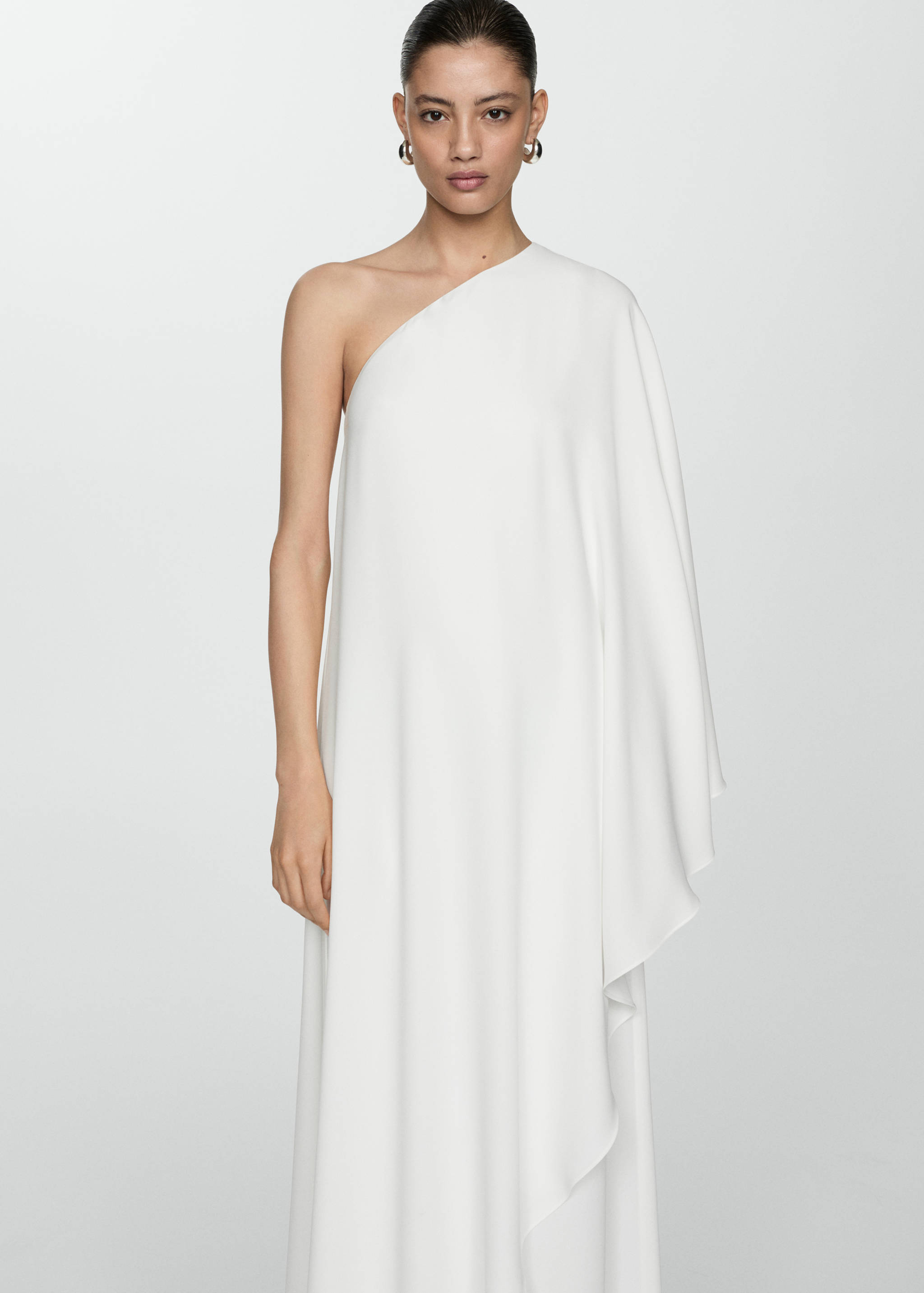 Asymmetrical cape dress - Medium plane