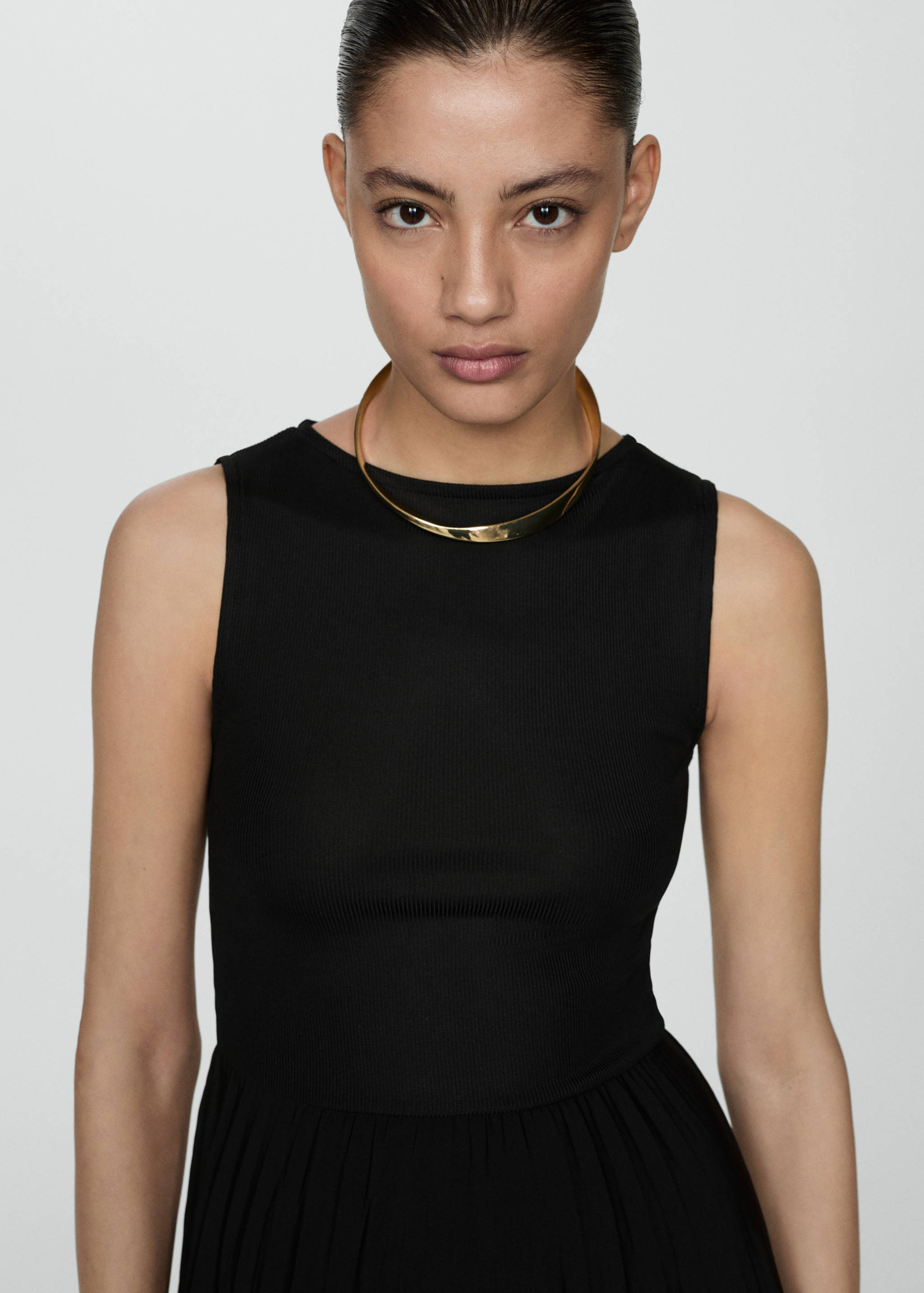 Plisirana midi haljina - Detalji artikla 1