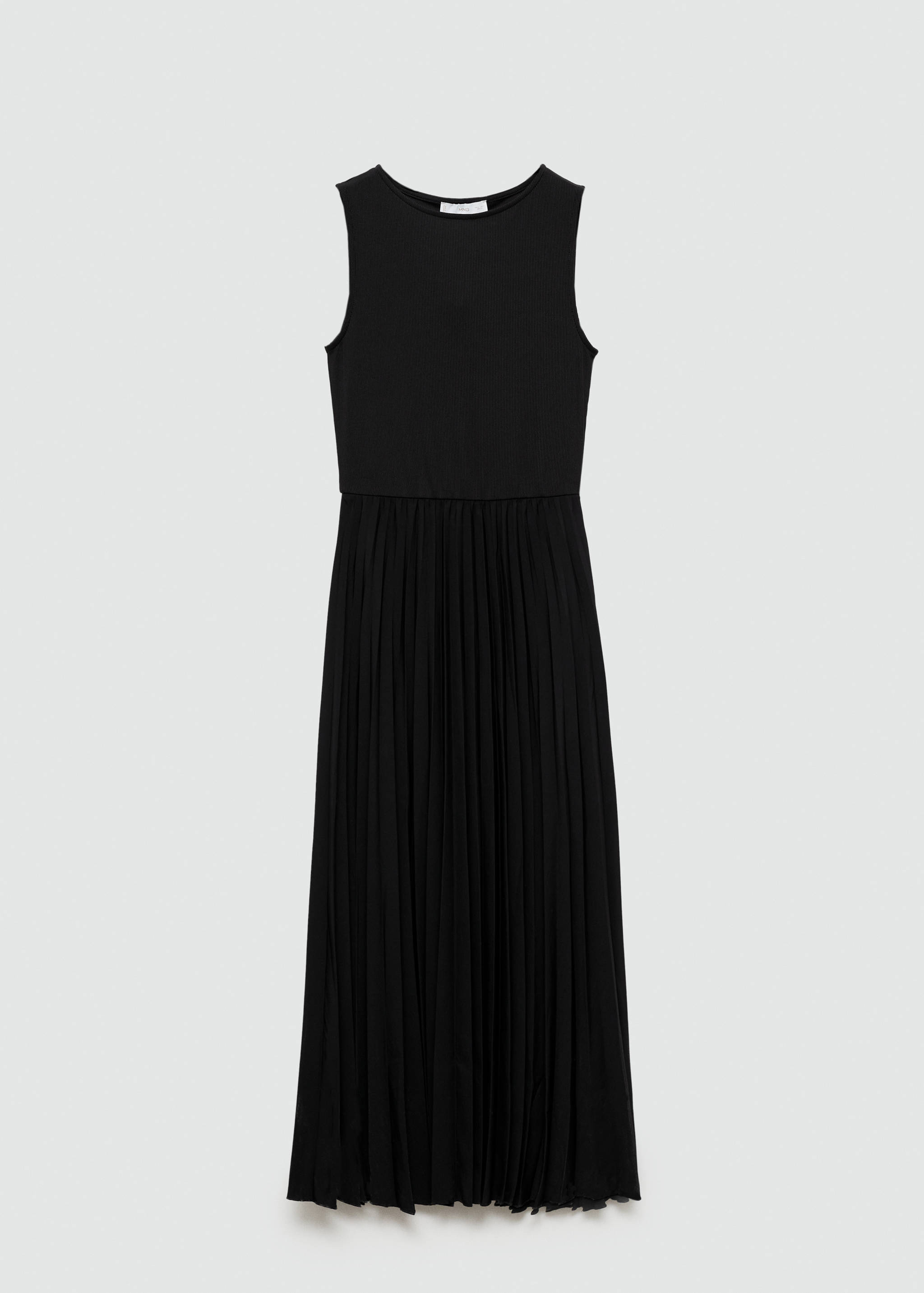 Pleated midi dress - Article without model