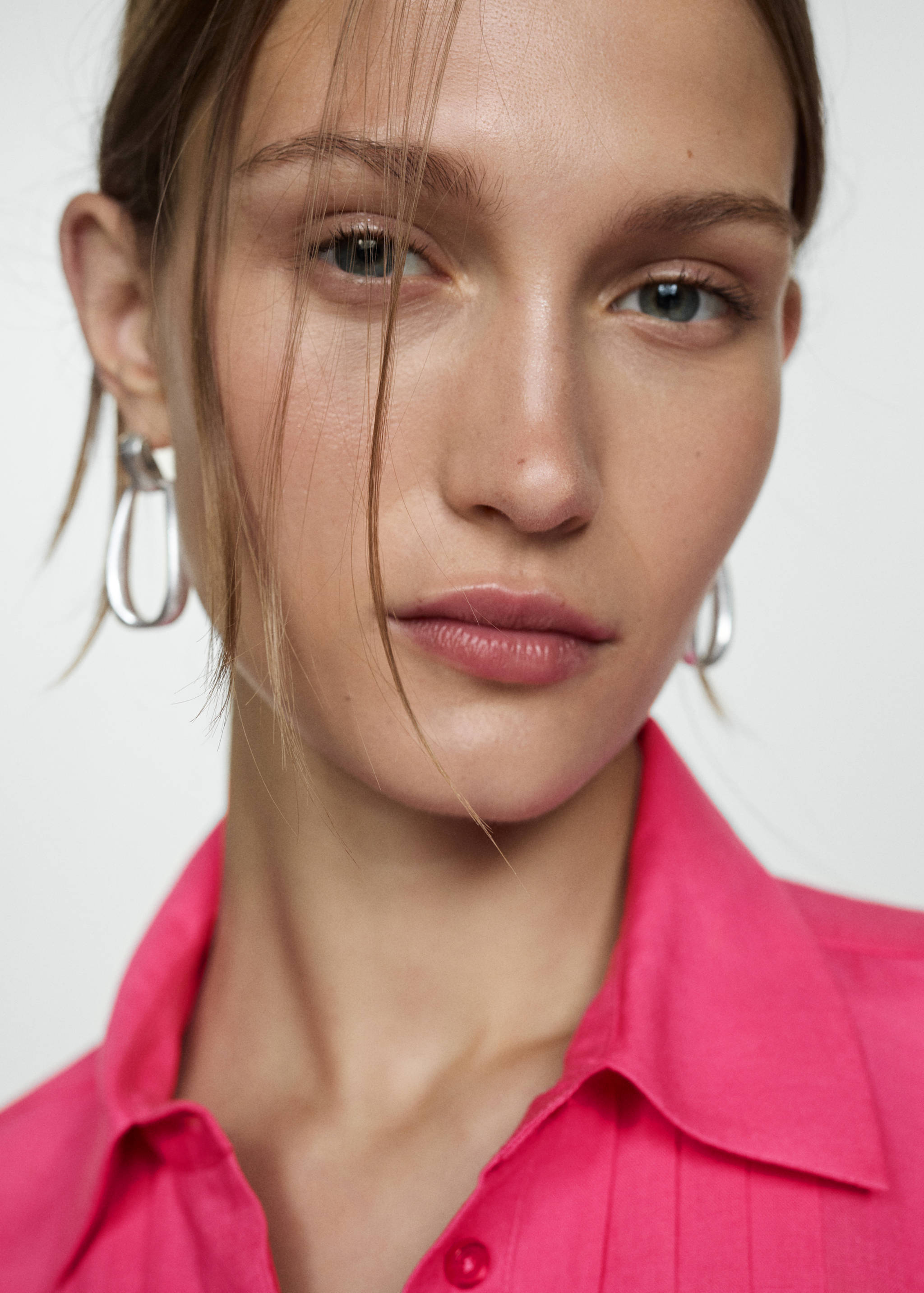 Shirt dress with slits - Details of the article 1