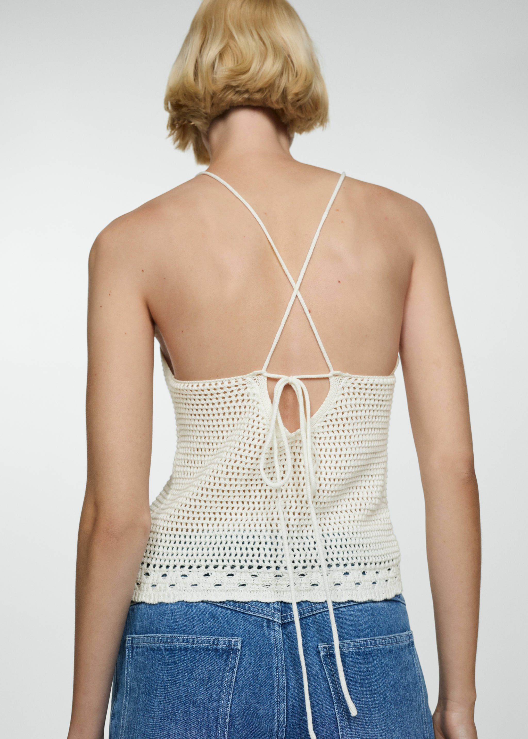 Top punto crochet - Reverso del artículo