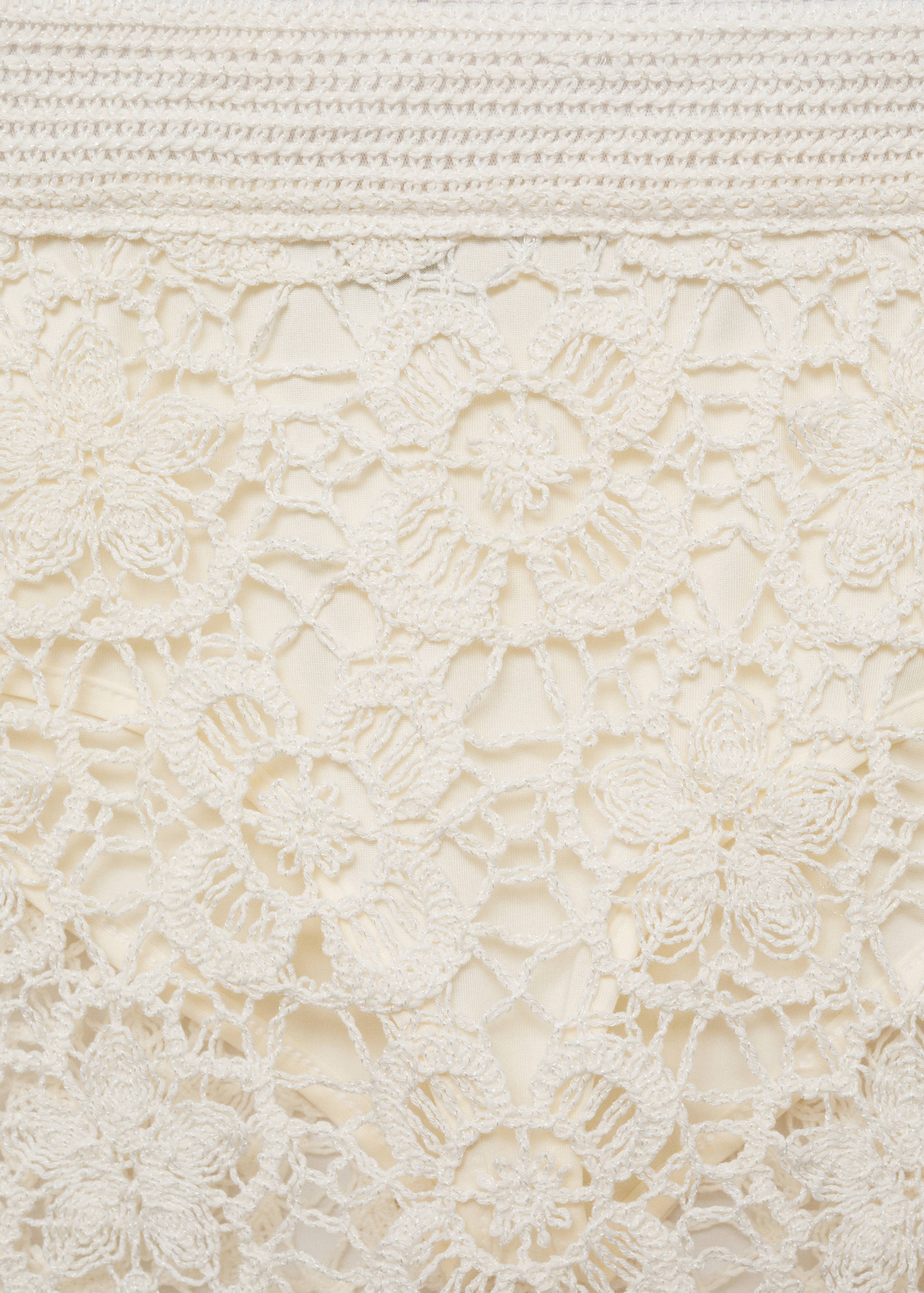 Crochet floral mini-skirt - Details of the article 8