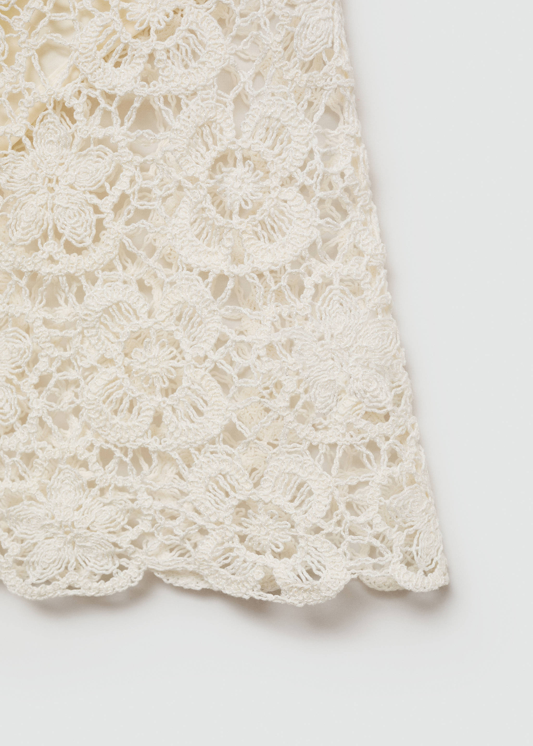 Crochet floral mini-skirt - Details of the article 0